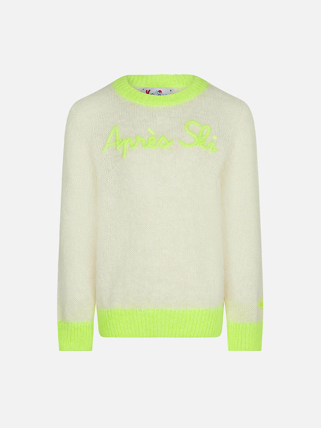 Boy crewneck sweater with handmade embroidery - MC2 Saint Barth