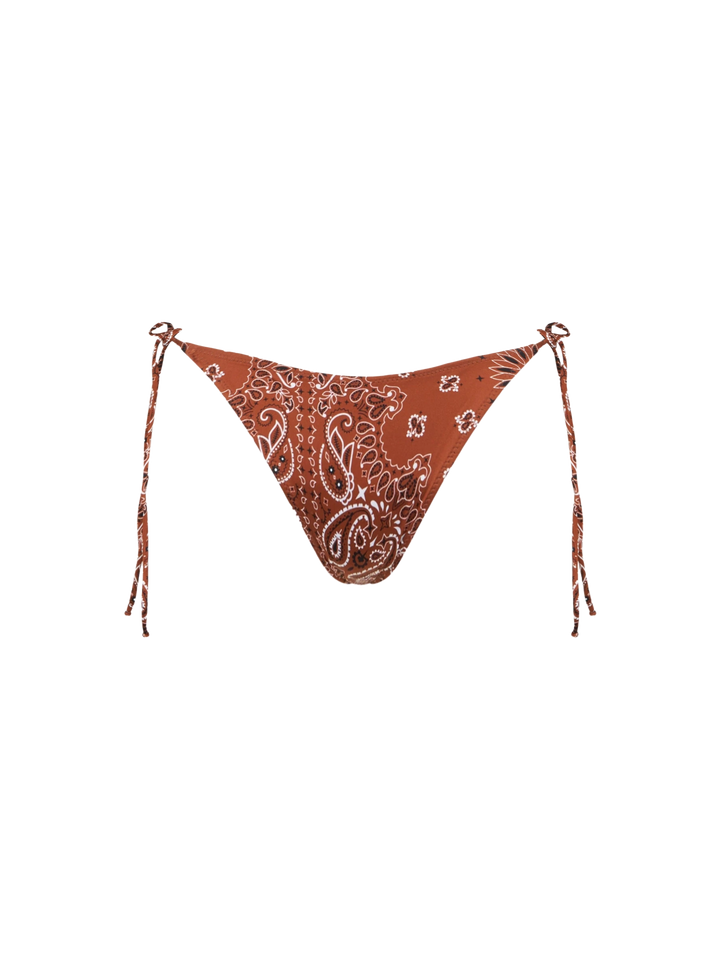 Woman swim briefs with bandanna print - MC2 Saint Barth