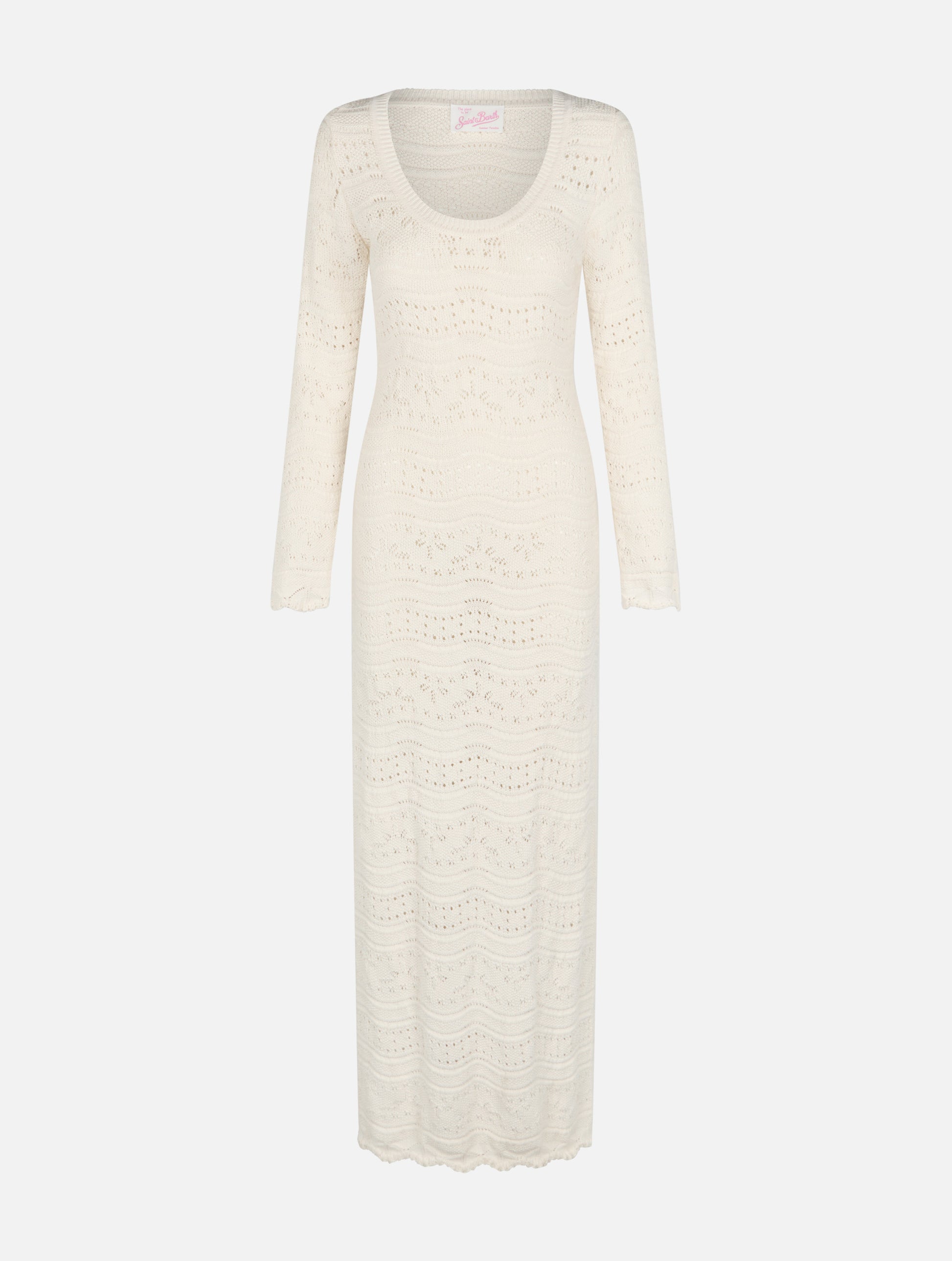 Woman cotton knit midi dress - MC2 Saint Barth