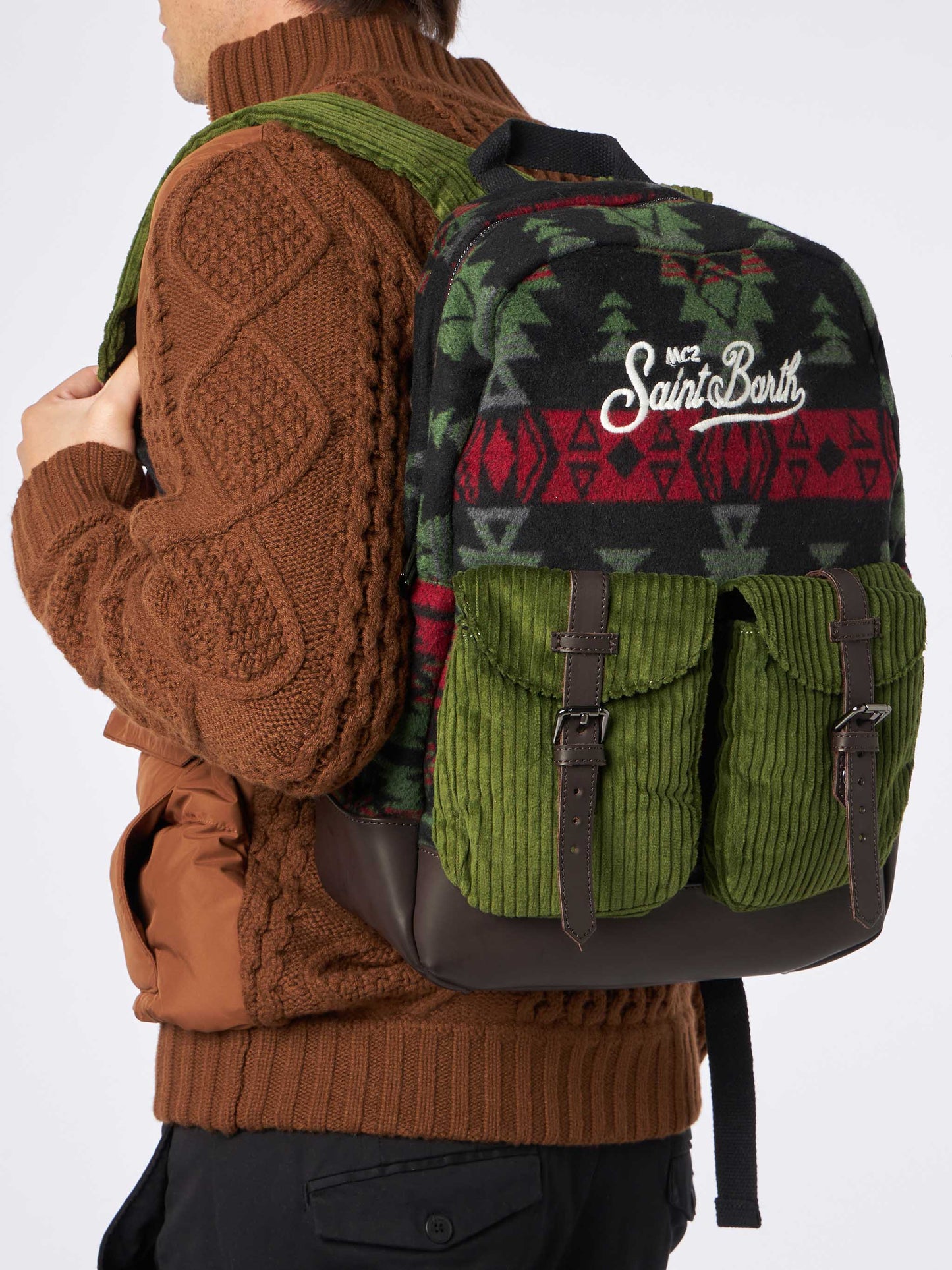 Backpack with navajo print - MC2 Saint Barth