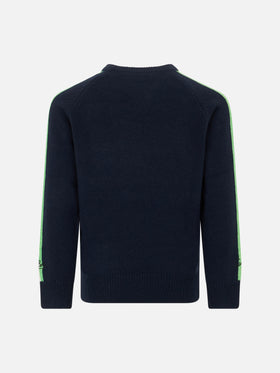 Boy crewneck sweater with Bart Simpson print |THE SIMPSON SPECIAL EDITION - MC2 Saint Barth