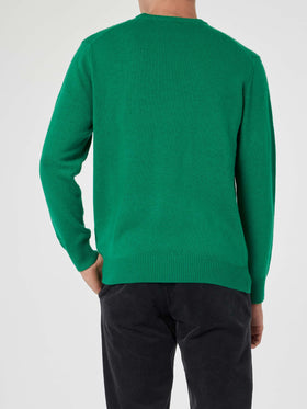 Man crewneck sweater with Crypto Ducky jacquard | CRYPTO PUPPETS SPECIAL EDITION - MC2 Saint Barth