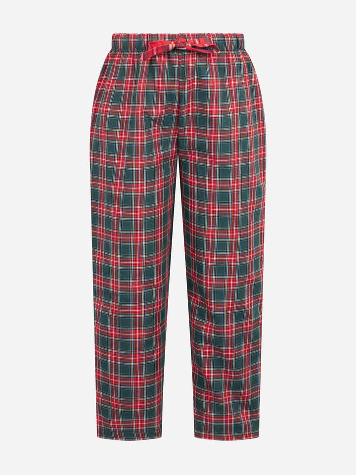 Kid pajama pants with tartan print - MC2 Saint Barth