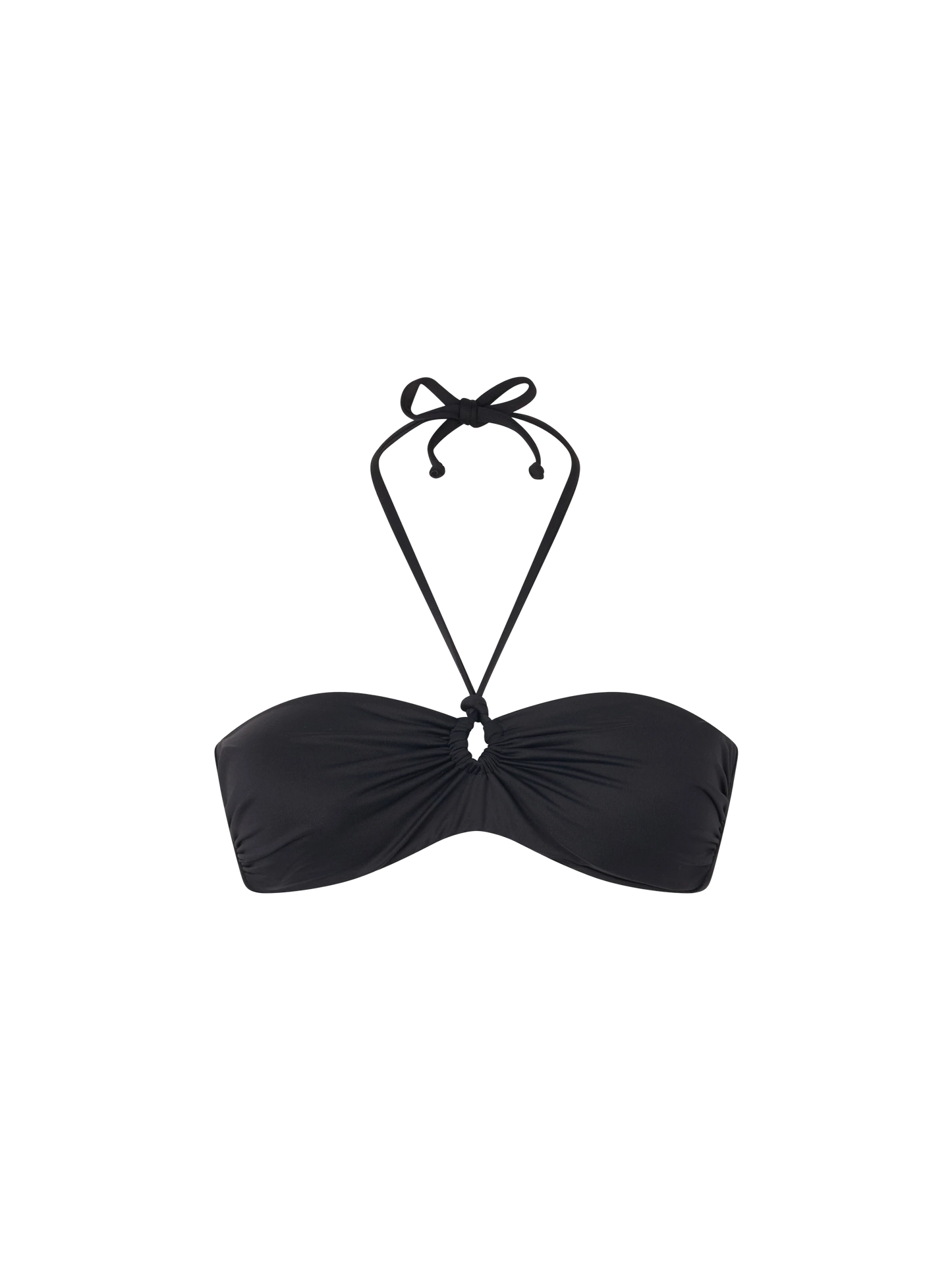 Black bandeau top