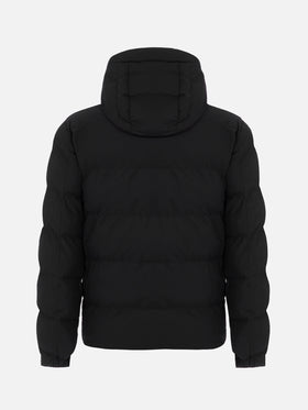Man black hooded puffer jacket Maier - MC2 Saint Barth