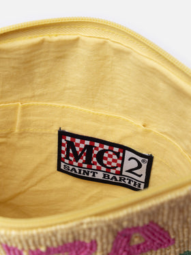 Perlenbeutel mit Ibiza-Muster