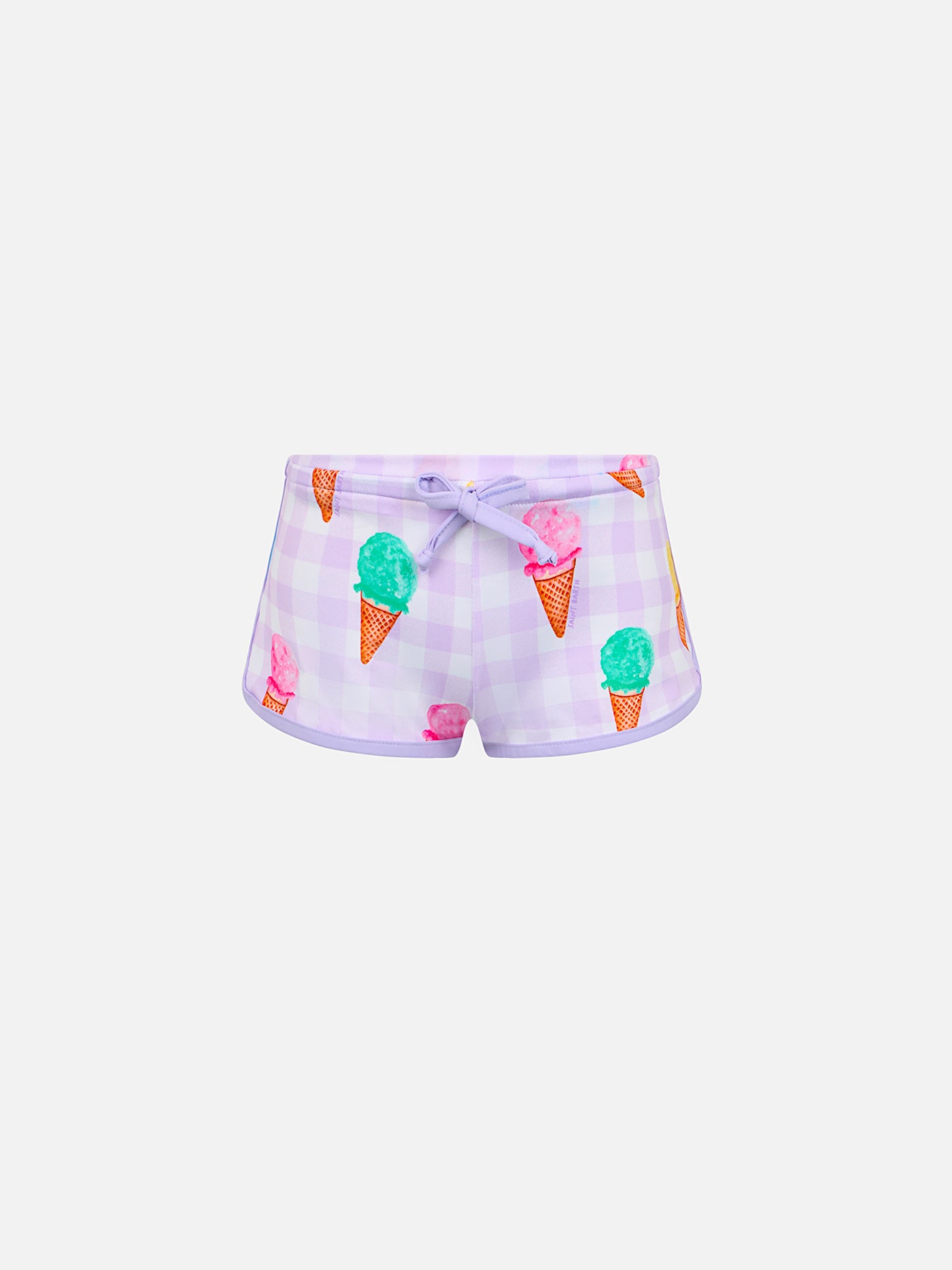 Beach shorts Coco with ice cream print - MC2 Saint Barth