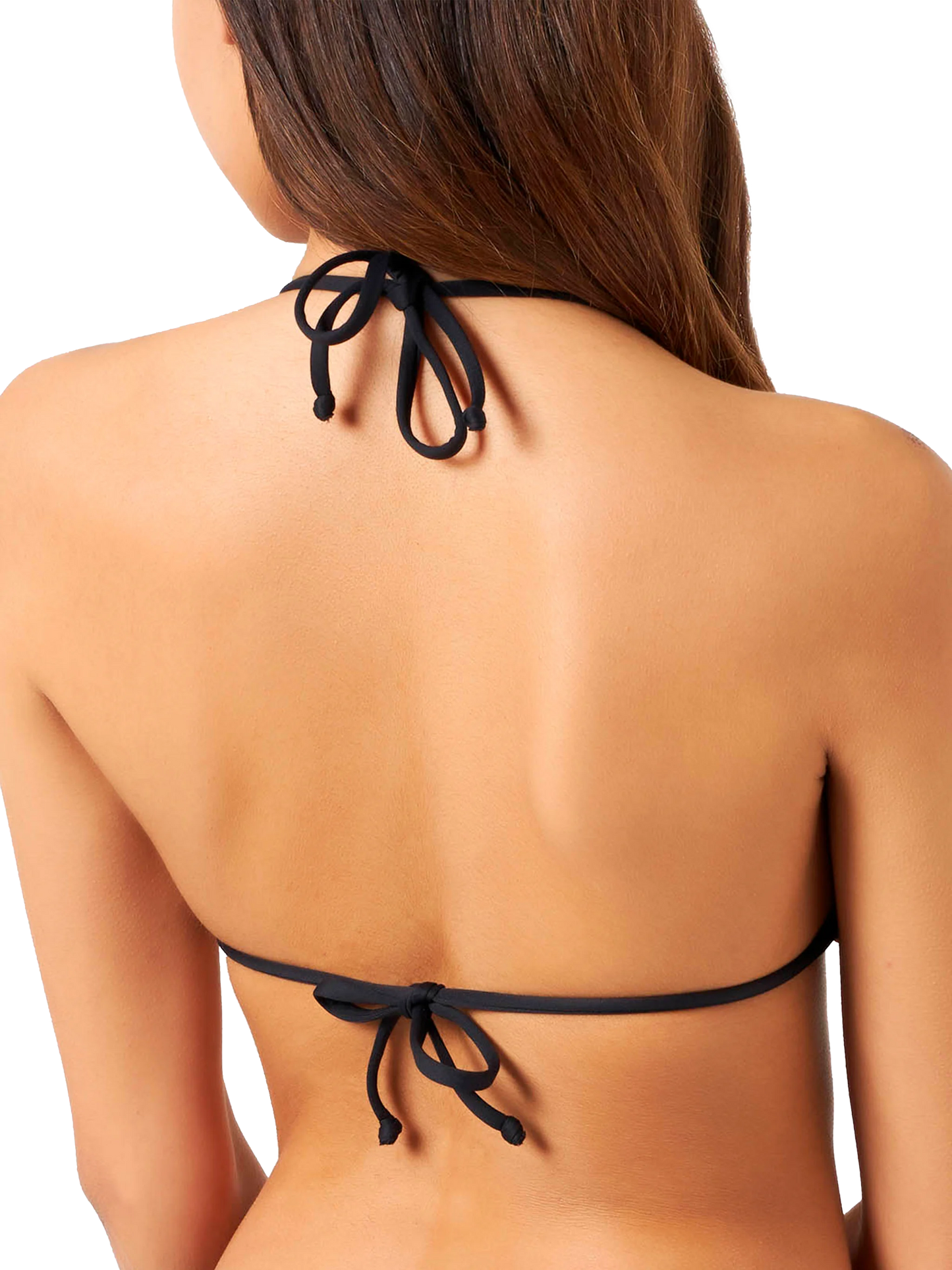 Damen-Triangel-Bikini mit Chevron-Strickmuster