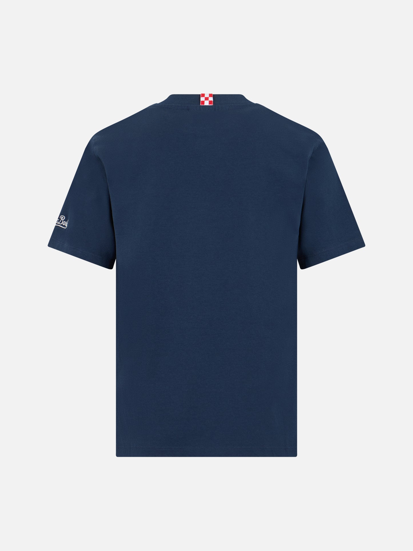 Boy cotton t-shirt with King of St. Barth terry patch