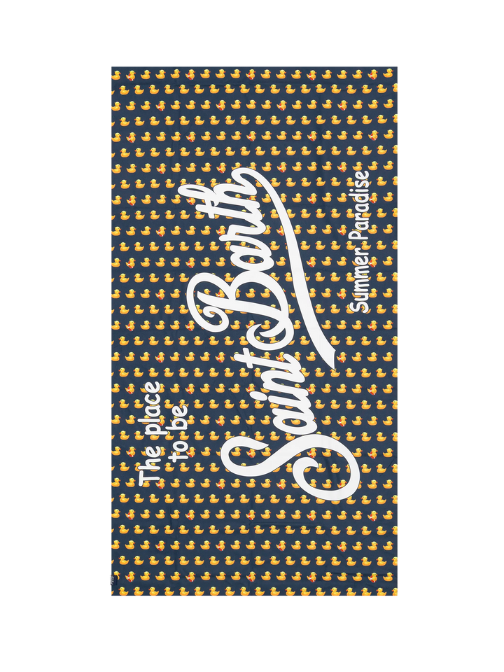 Microfiber beach towel Aidan with ducky print