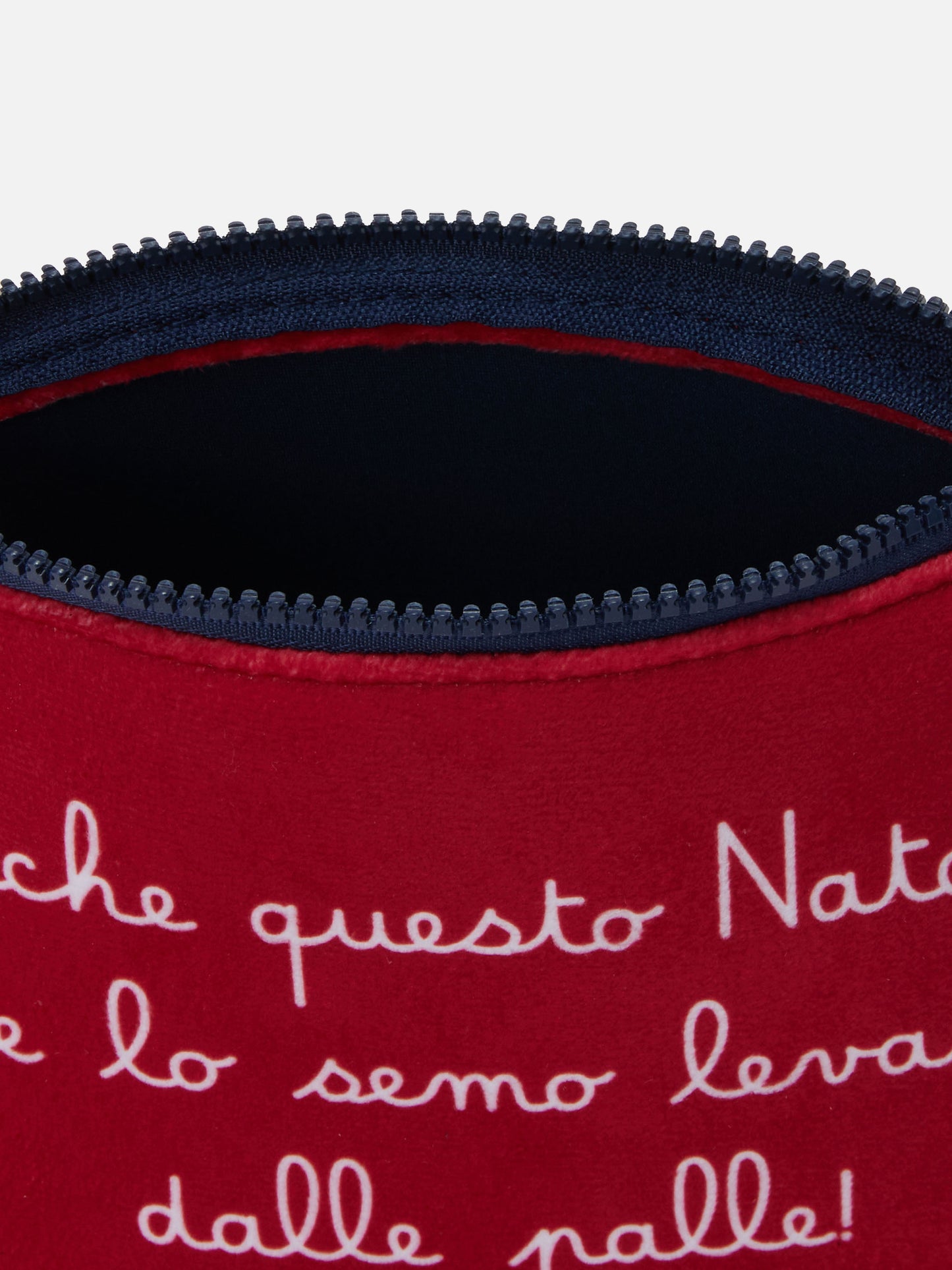Wollpochette Aline mit „E anche questo Natale...“-Aufdruck | VACANZE DI NATALE SONDERAUSGABE