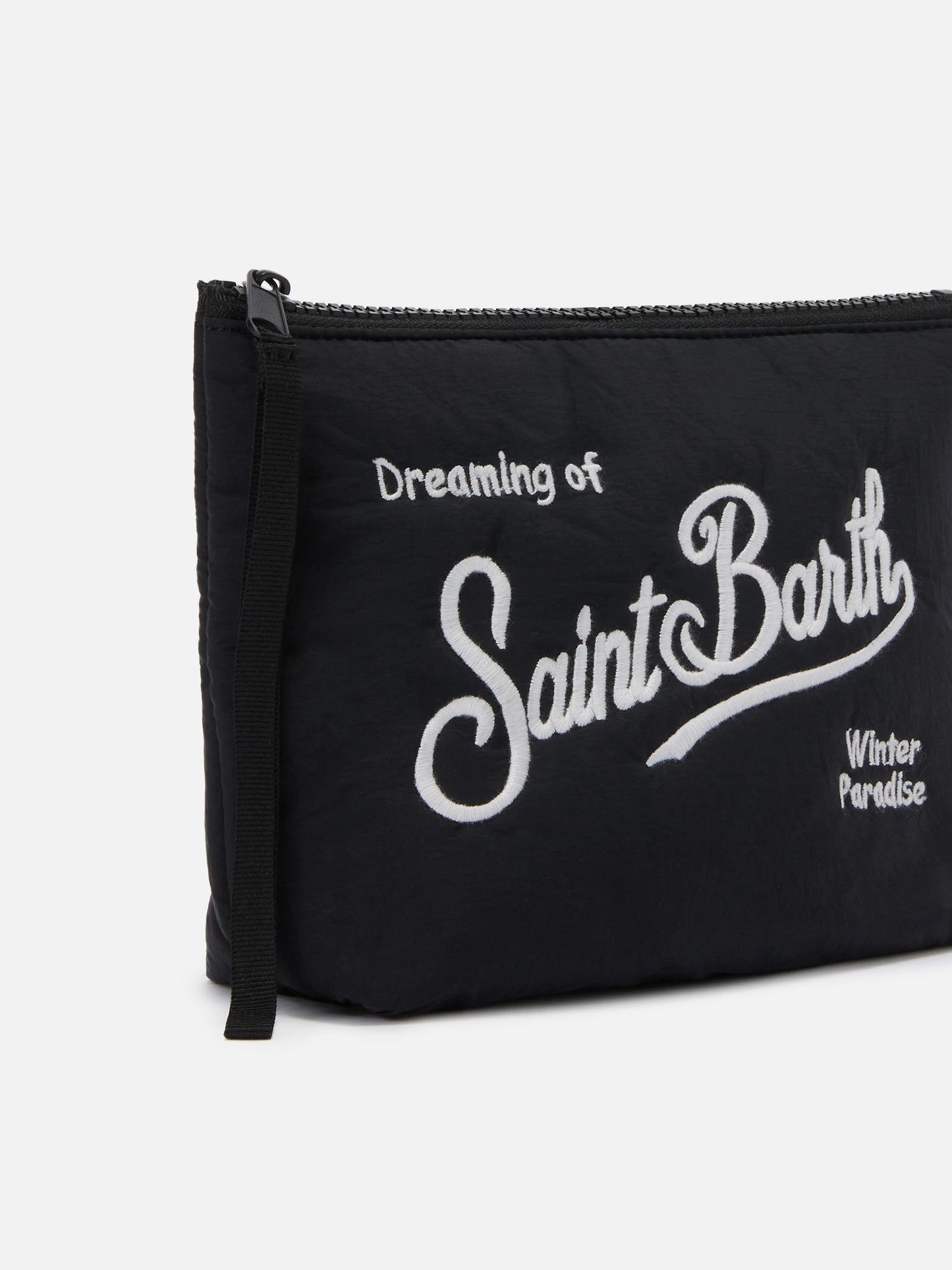 Pochette Aline Puffer in nylon imbottito nero