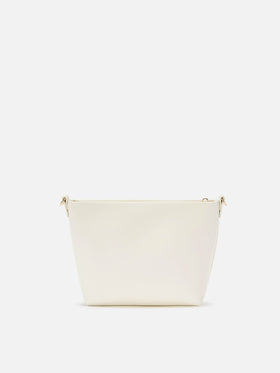 Aline Shoulder Bag in white leather