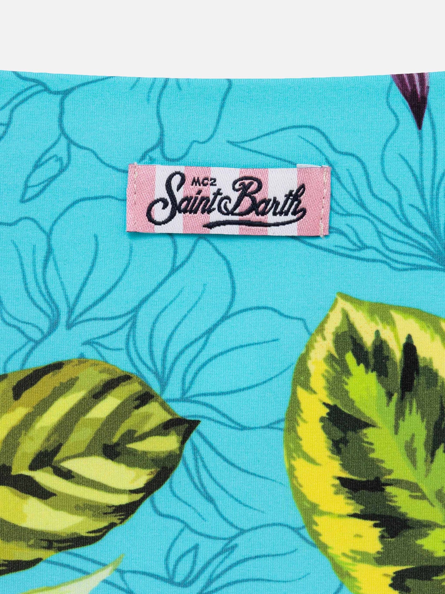 Girl bikini ibiscus print - MC2 Saint Barth