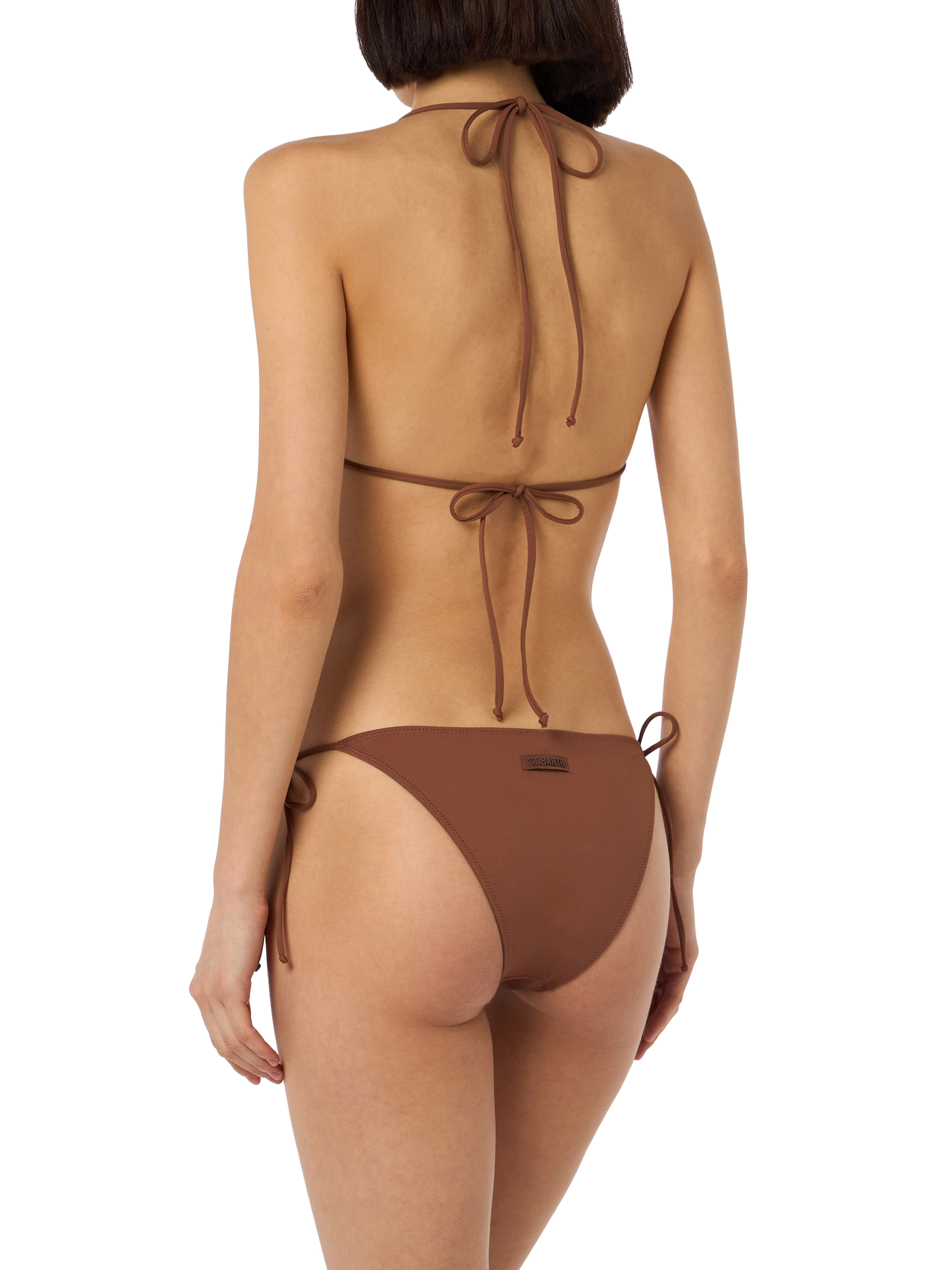 Woman classic swim briefs Virgo with rhinestones