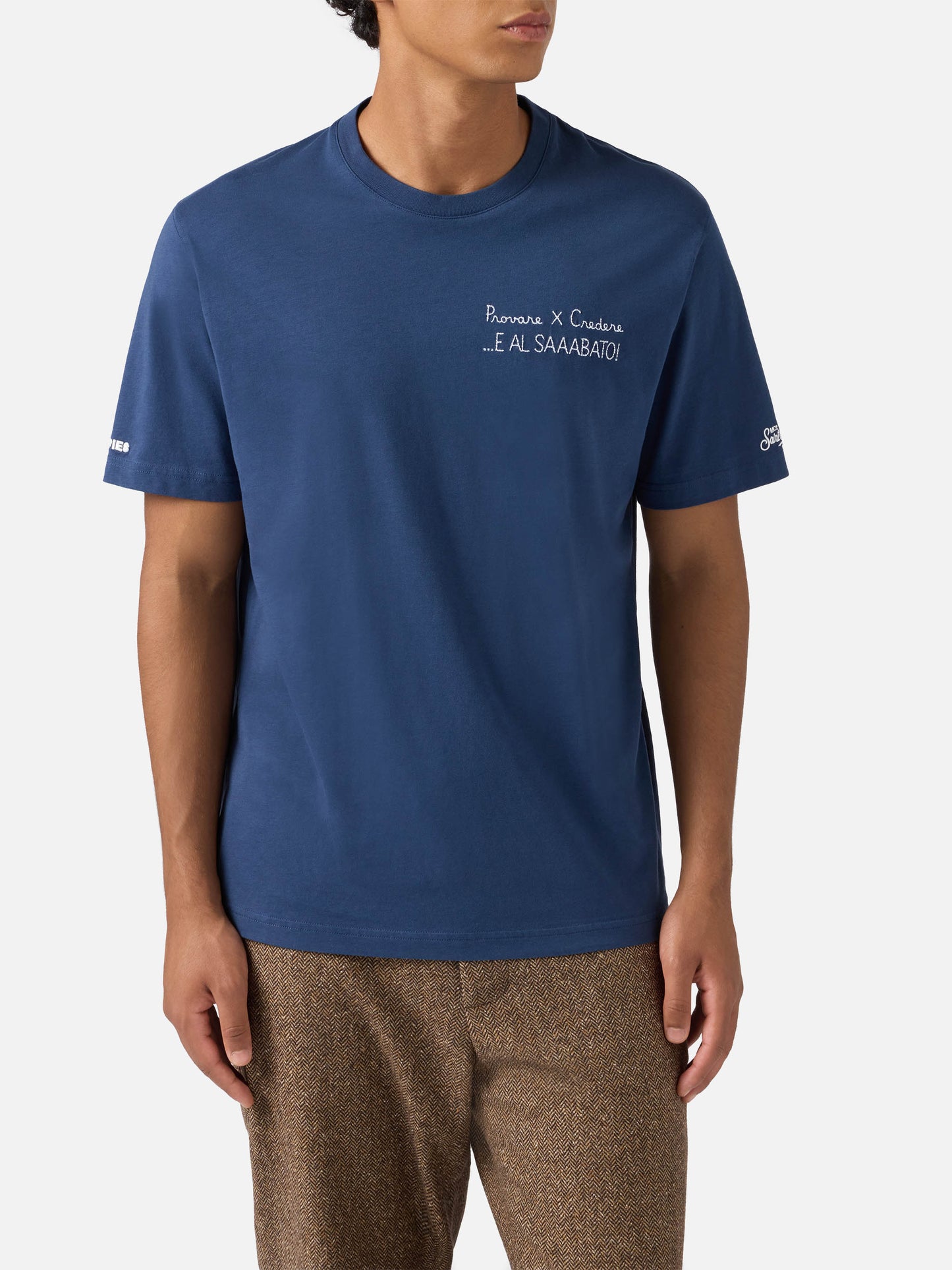 Winter cotton t-shirt Arnott with Provare per credere embroidery | YUPPIES SPECIAL EDITION