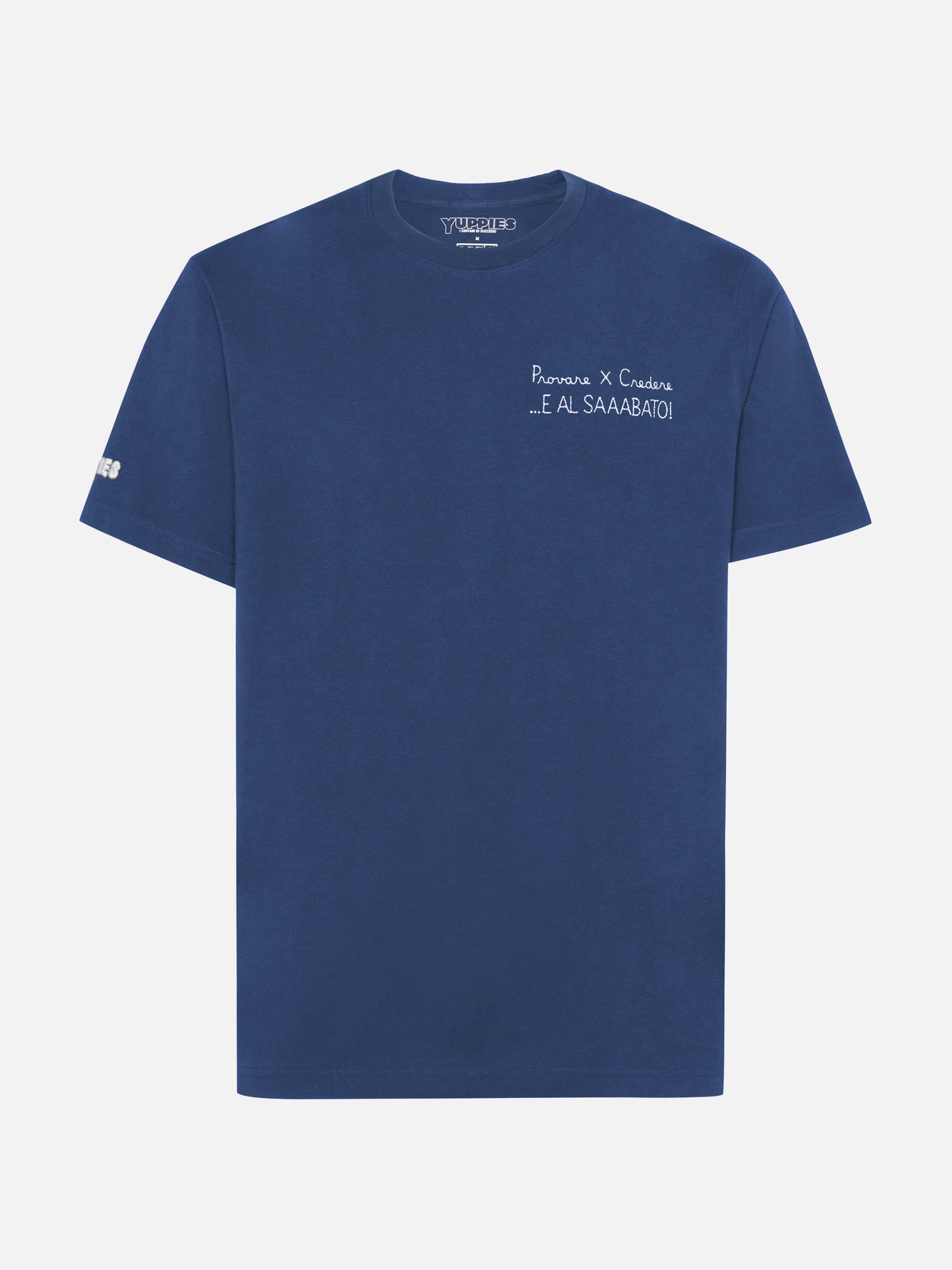 Winter-Baumwoll-T-Shirt Arnott mit Stickerei „Provare per credere“ | YUPPIES SPECIAL EDITION