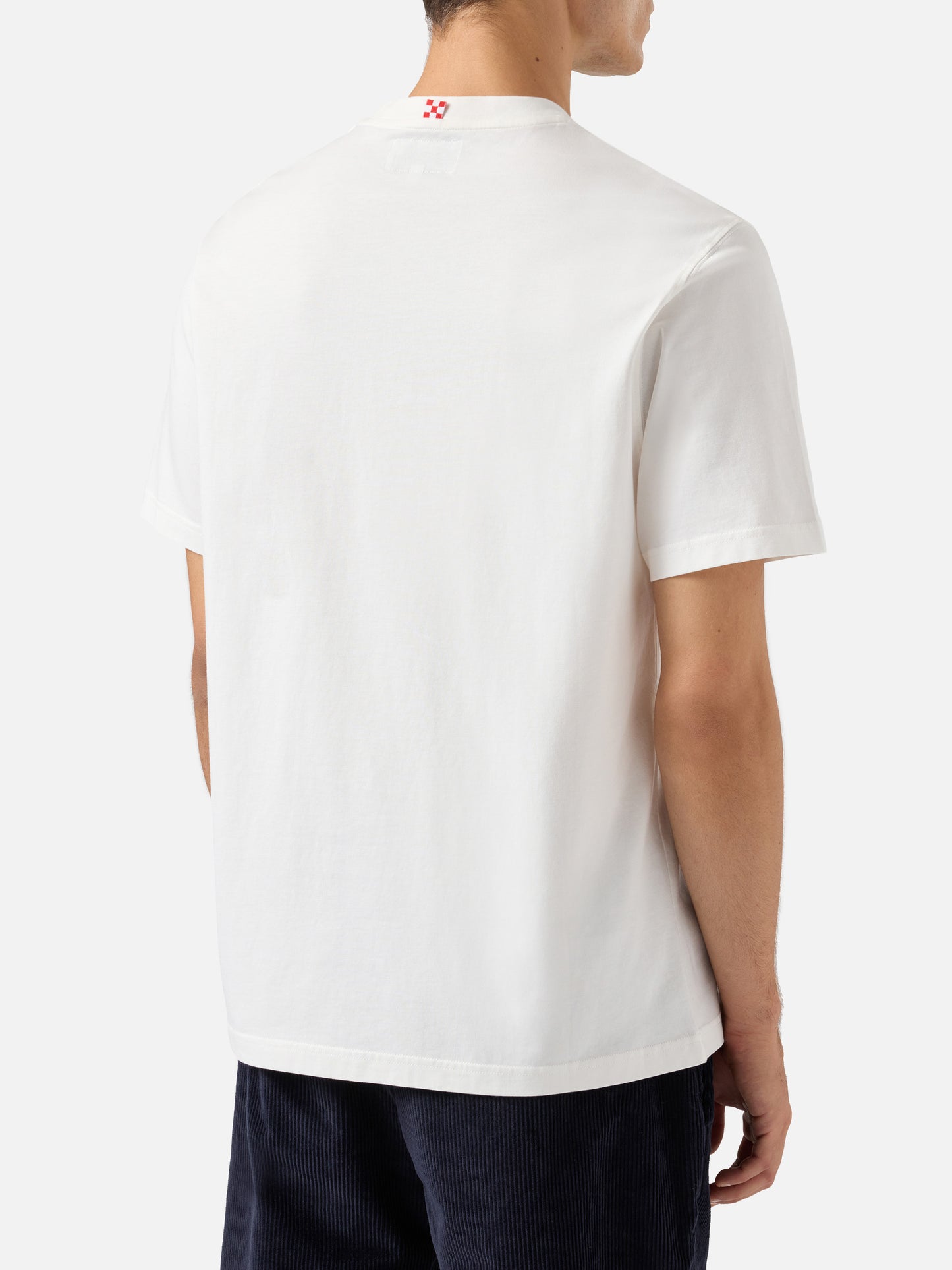 Winter cotton t-shirt Arnott with St. Barth sport club print