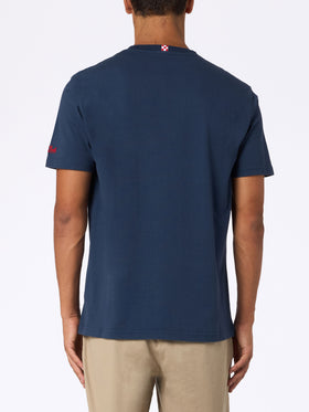 Man heavy cotton t-shirt Arnott with Crypto Ducktona watch print | CRYPTO PUPPETS SPECIAL EDITION - MC2 Saint Barth