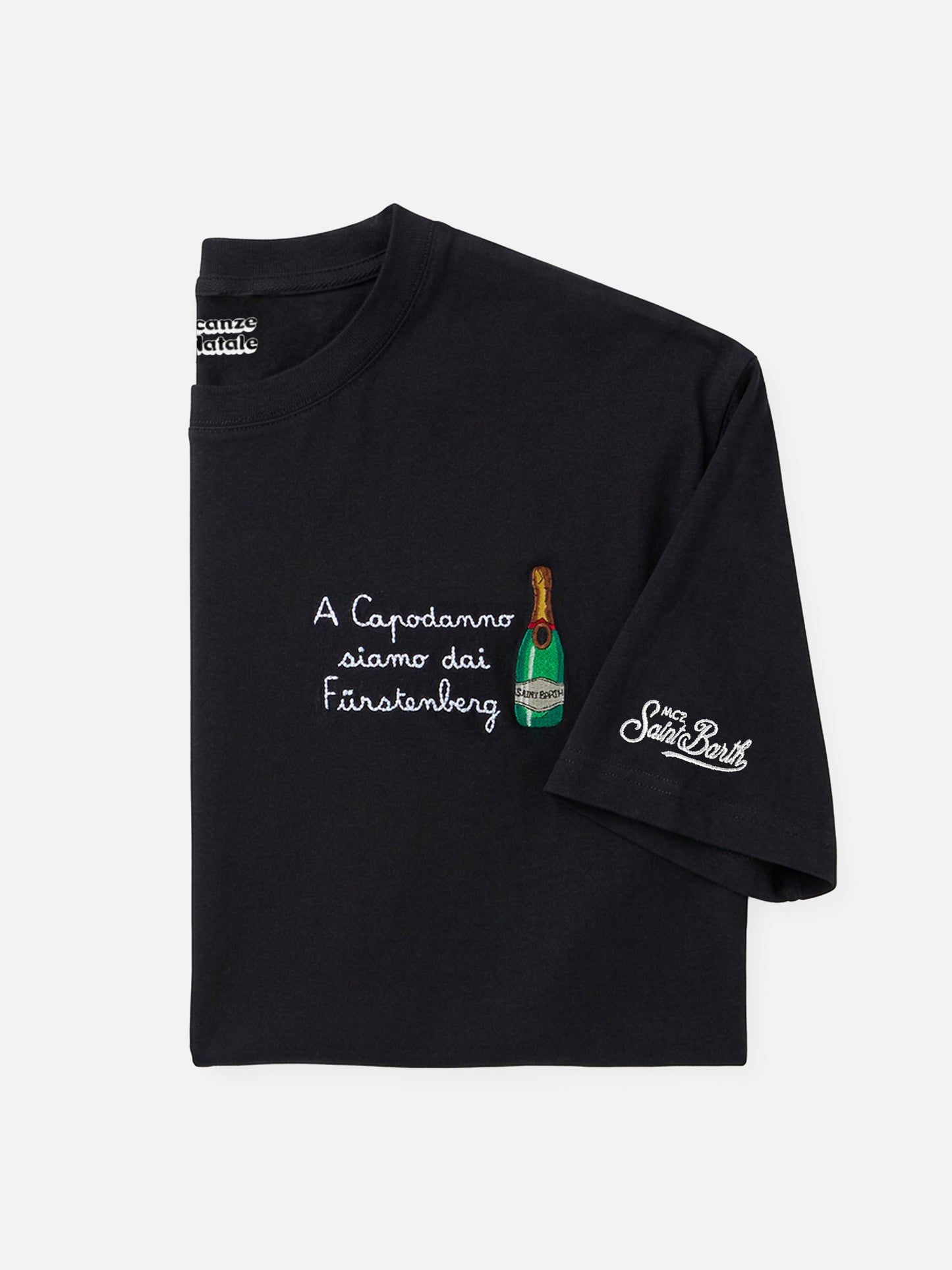T-shirt Arnott Warm in cotone invernale con ricamo Dai Fürstenberg! | VACANZE DI NATALE EDIZIONE SPECIALE