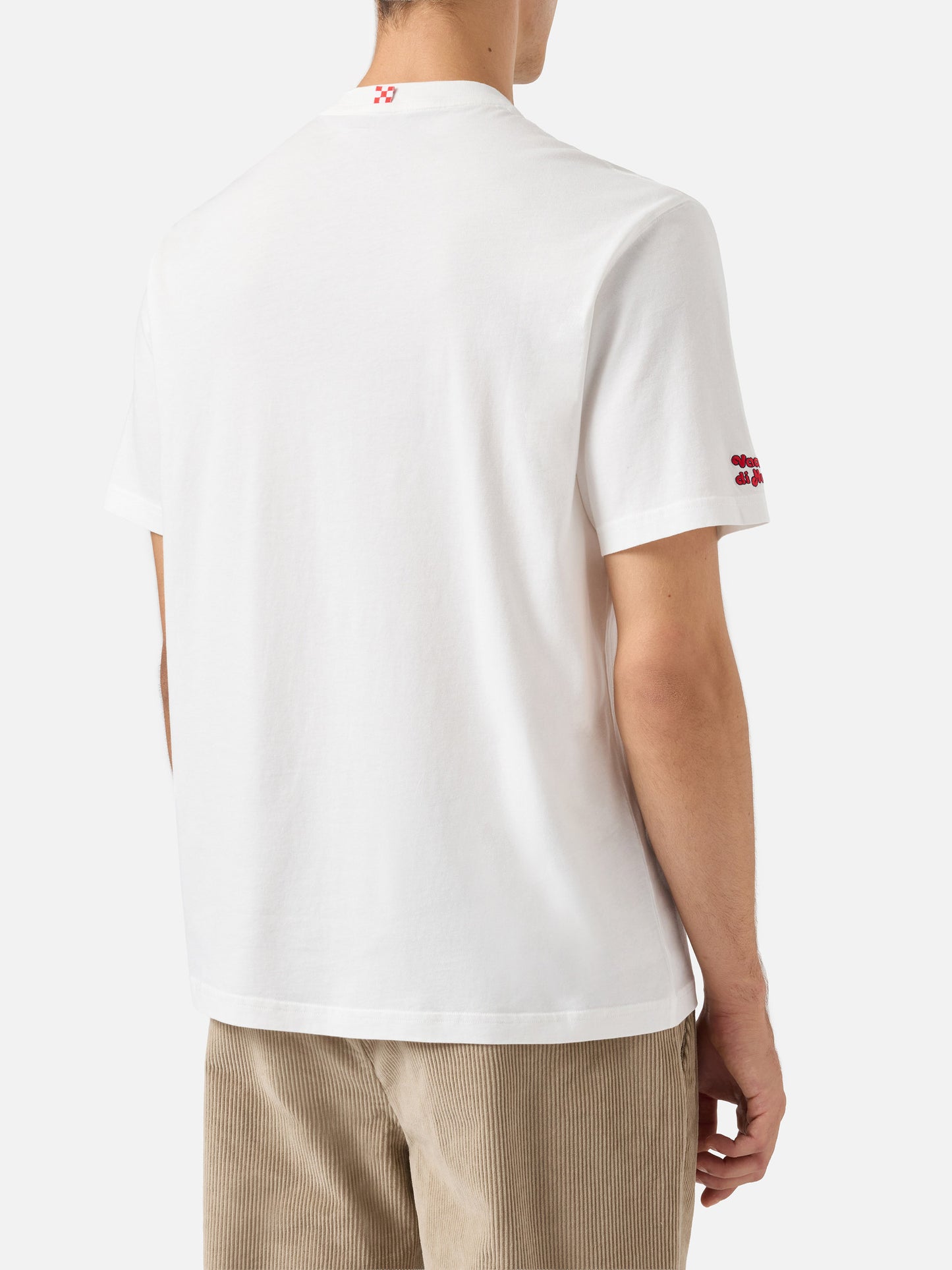 Winter-Baumwoll-T-Shirt Arnott Warm mit Levateje er vino-Stickerei | VACANZE DI NATALE SPECIAL EDITION