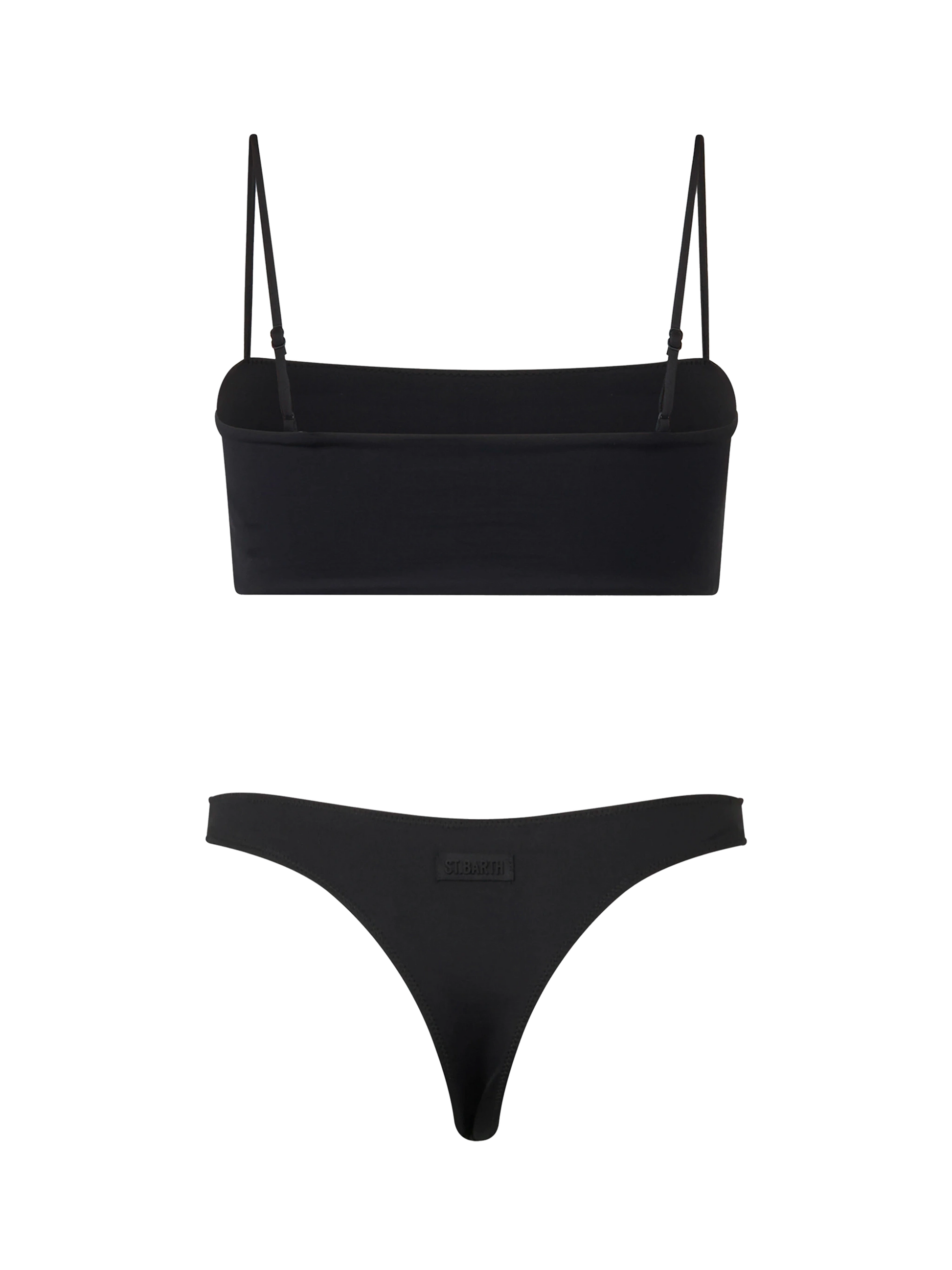 Woman zebra bandeau bikini Athena Naomi with rhinestones - MC2 Saint Barth