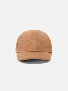Baseball Cap Felt in camel wool blend