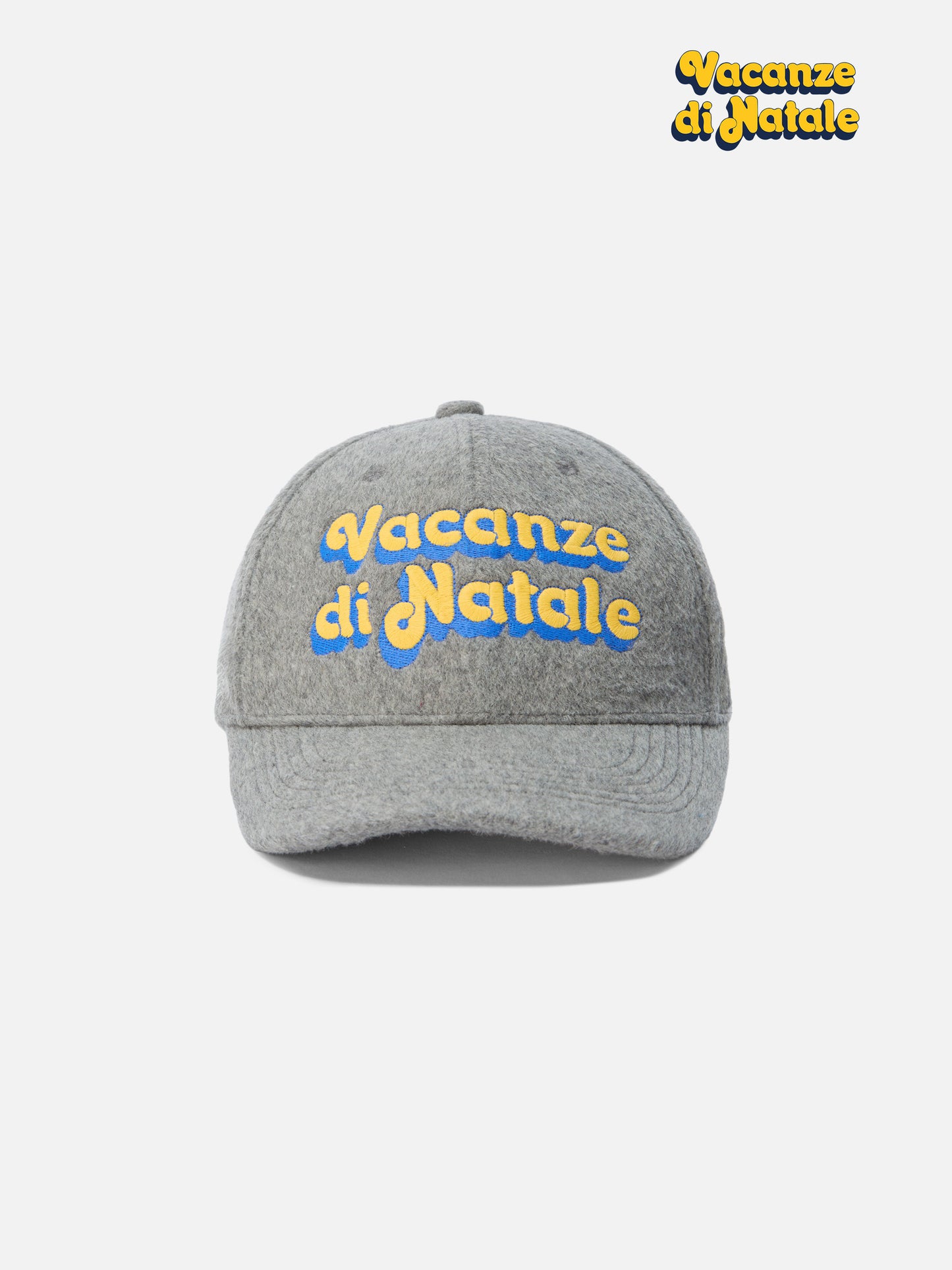 Baseball Cap Wool in wool blend with Christmas Vacation embroidery | VACANZE DI NATALE SPECIAL EDITION