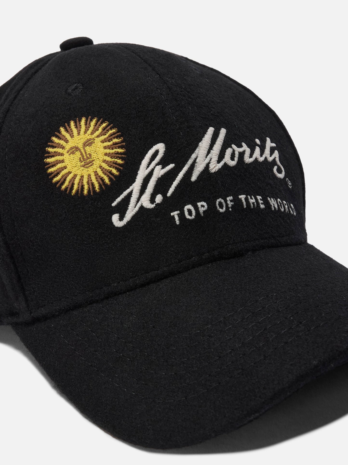 Baseball Cap Wool in wool blend with St. Moritz embroidery | ST. MORITZ TOP OF THE WORLD SPECIAL EDITION