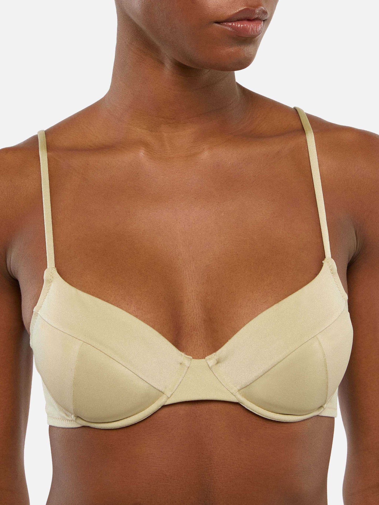 Bea Virgo gold bralette bikini