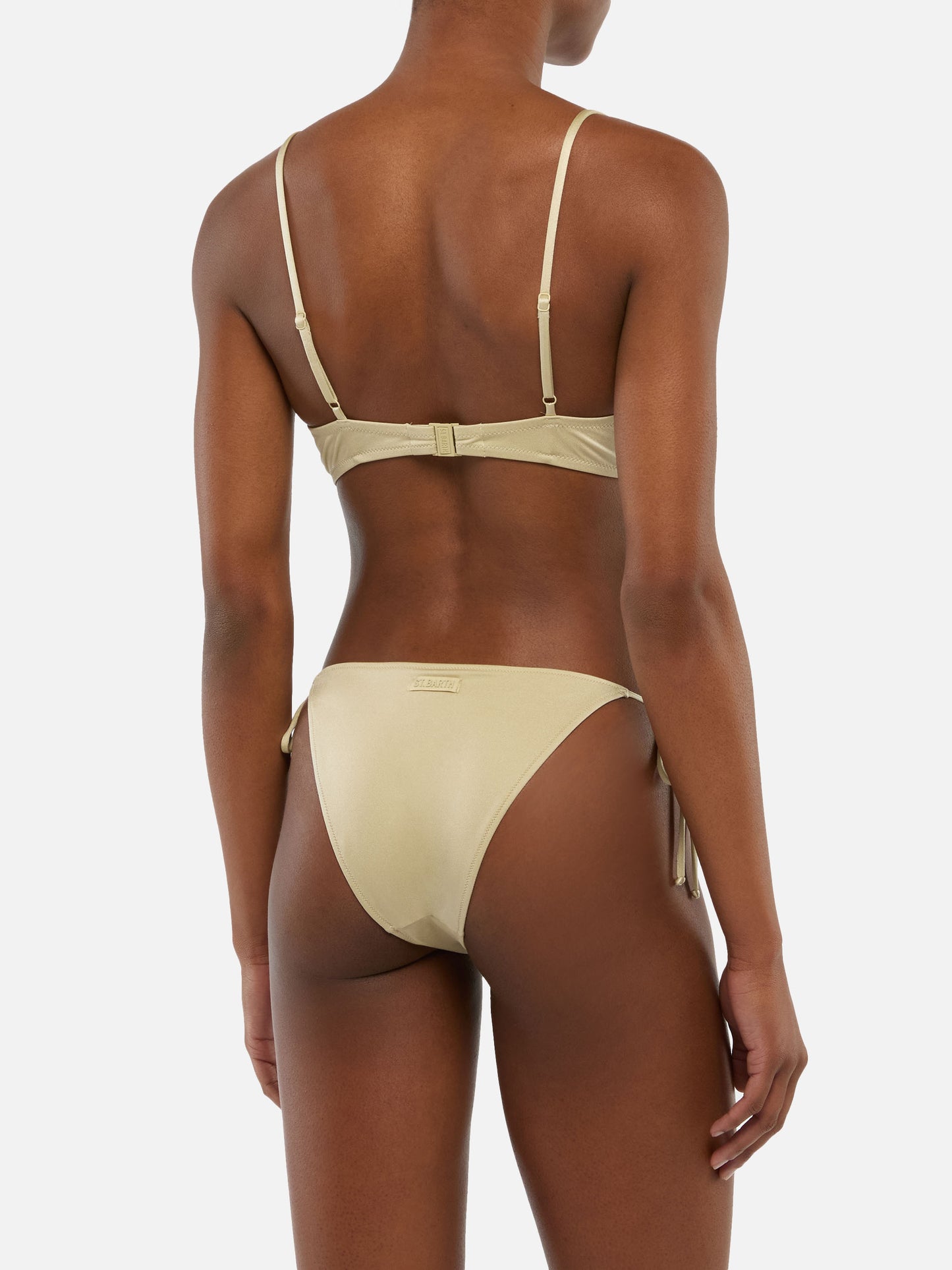 Bea Virgo gold bralette bikini