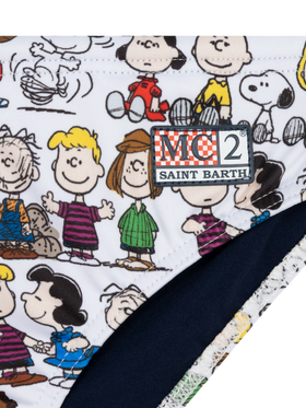 Boy swim briefs Billy with Peanuts team print | SNOOPY PEANUTS® SPECIAL EDITION - MC2 Saint Barth