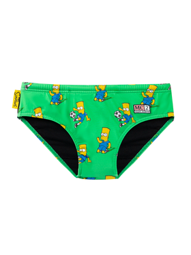 Boy swim briefs Billy with Bart Simpson footlball player print | THE SIMPSON SPECIAL EDITION - MC2 Saint Barth