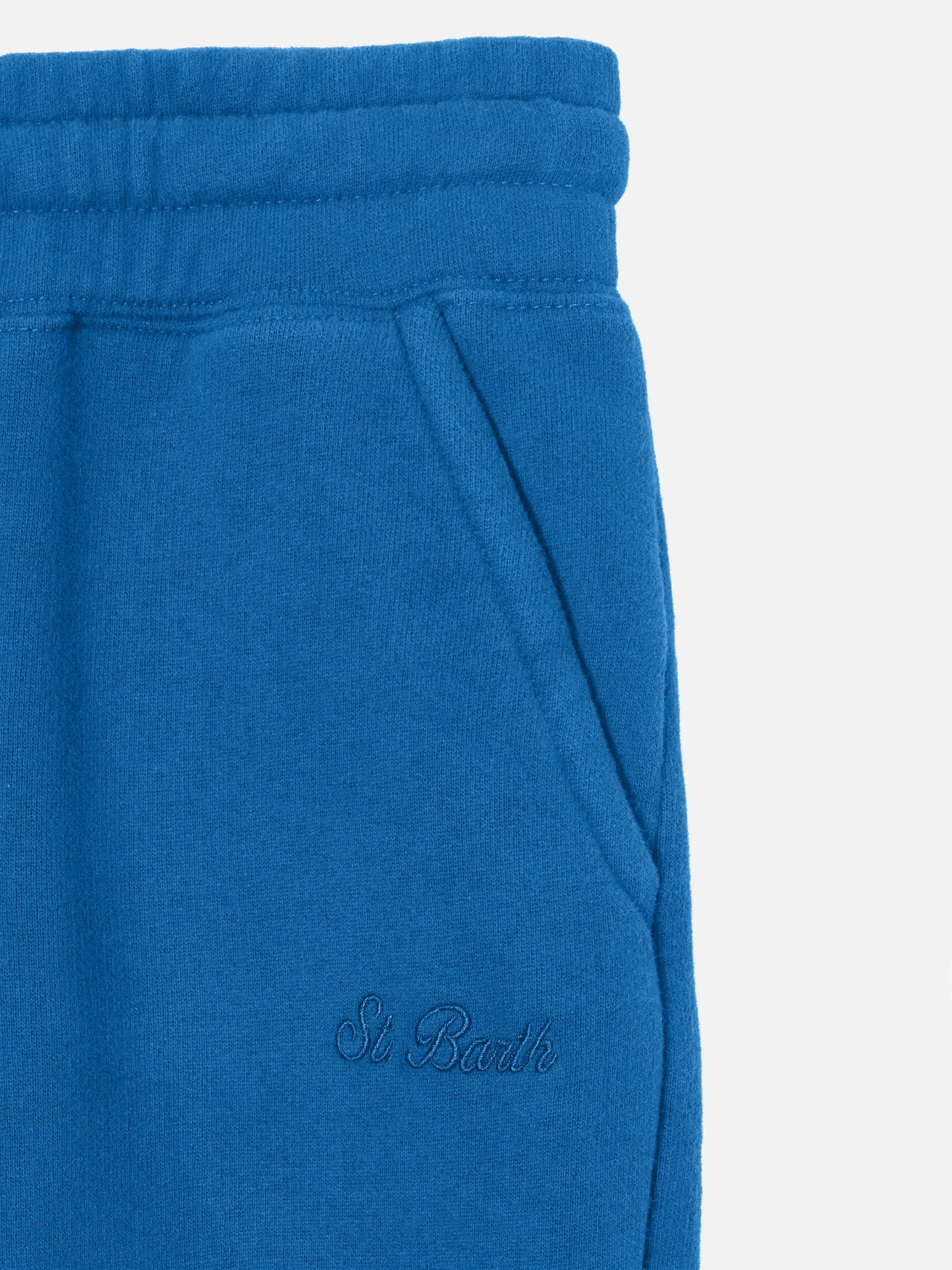 Bolt Jr blaue Fleece-Jogginghose
