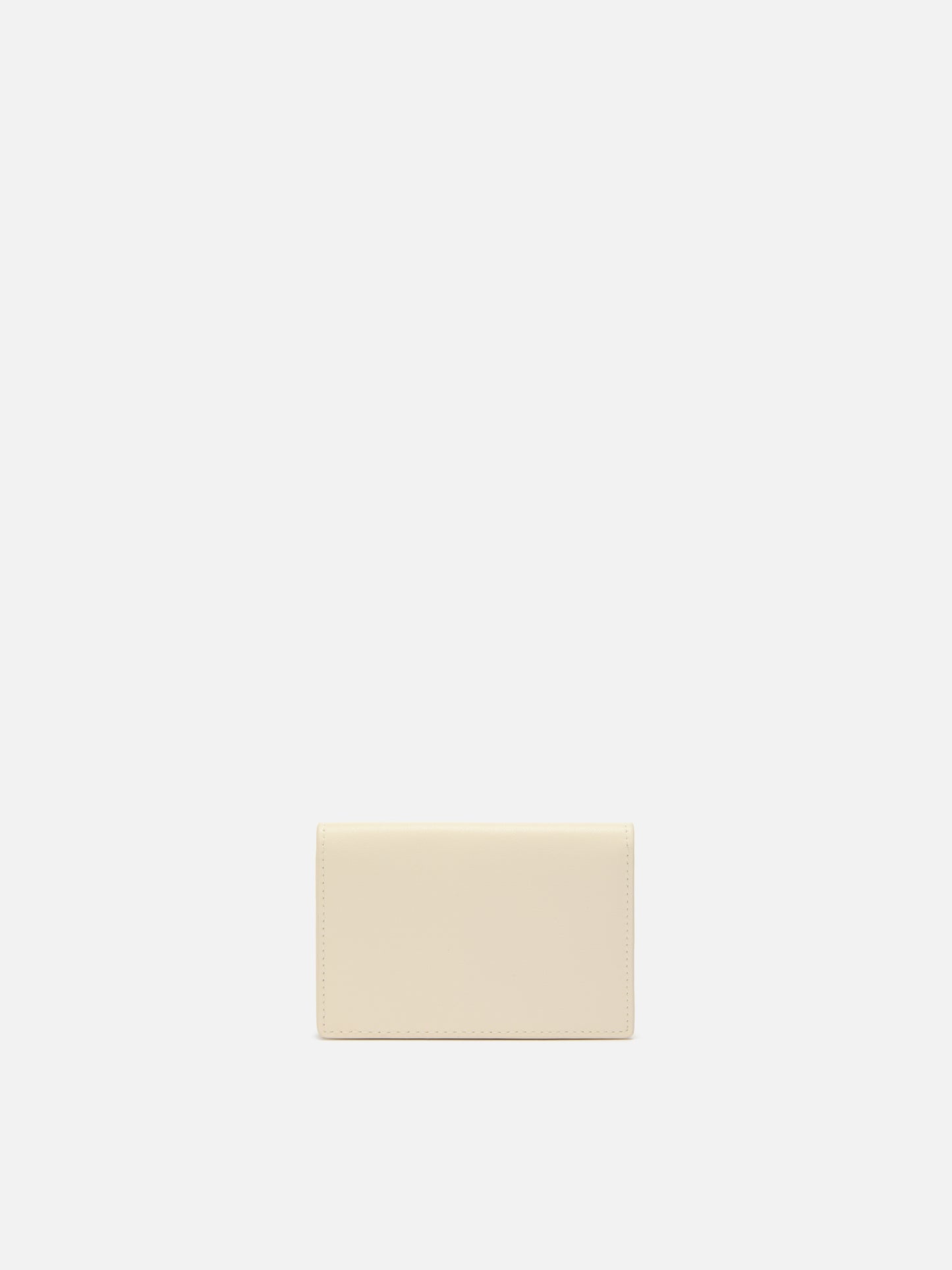 Card Holder in white leather