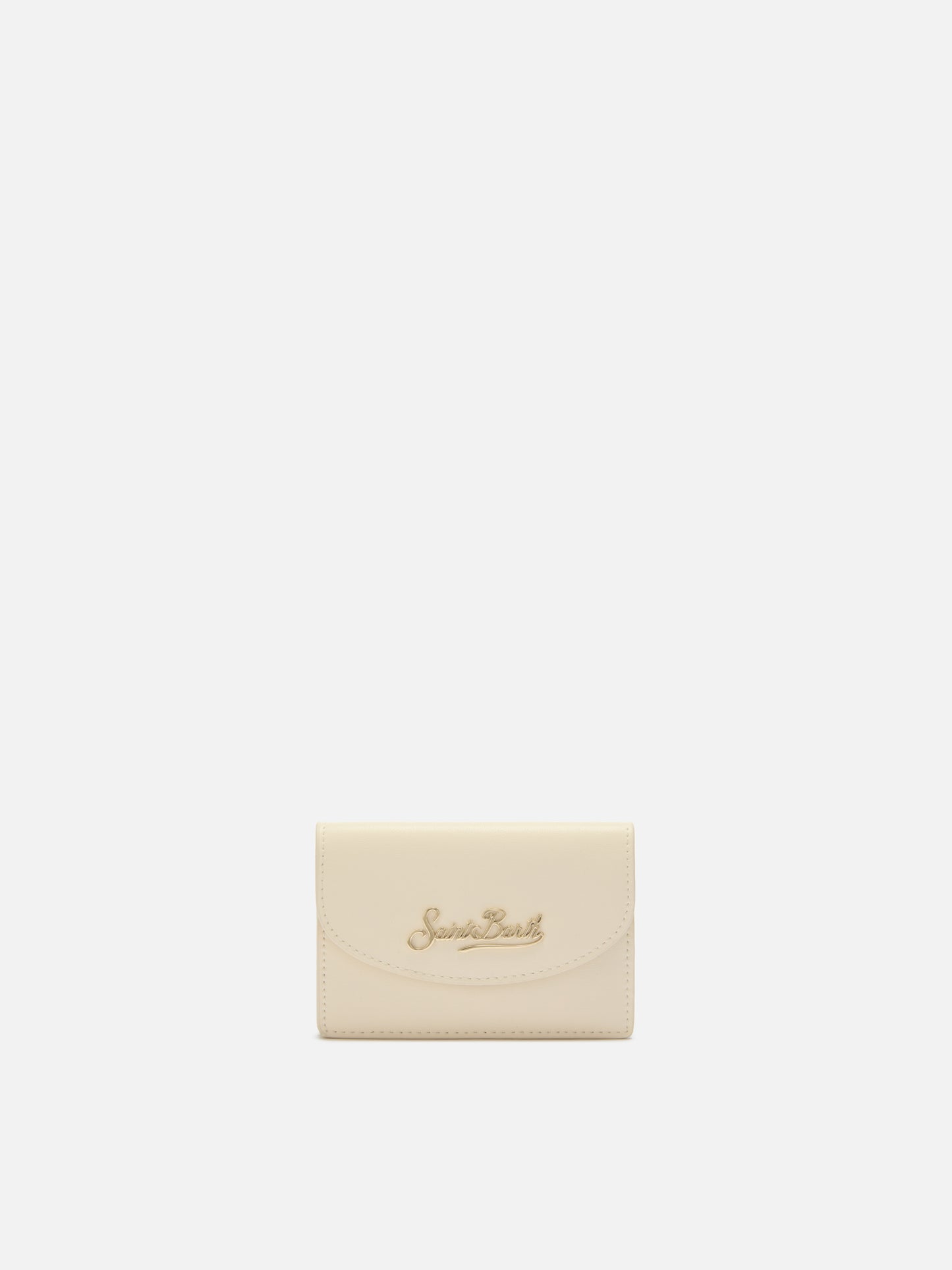 Card Holder in white leather