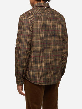 Technic fabric overshirt Chalet with Prince of Wales print - MC2 Saint Barth