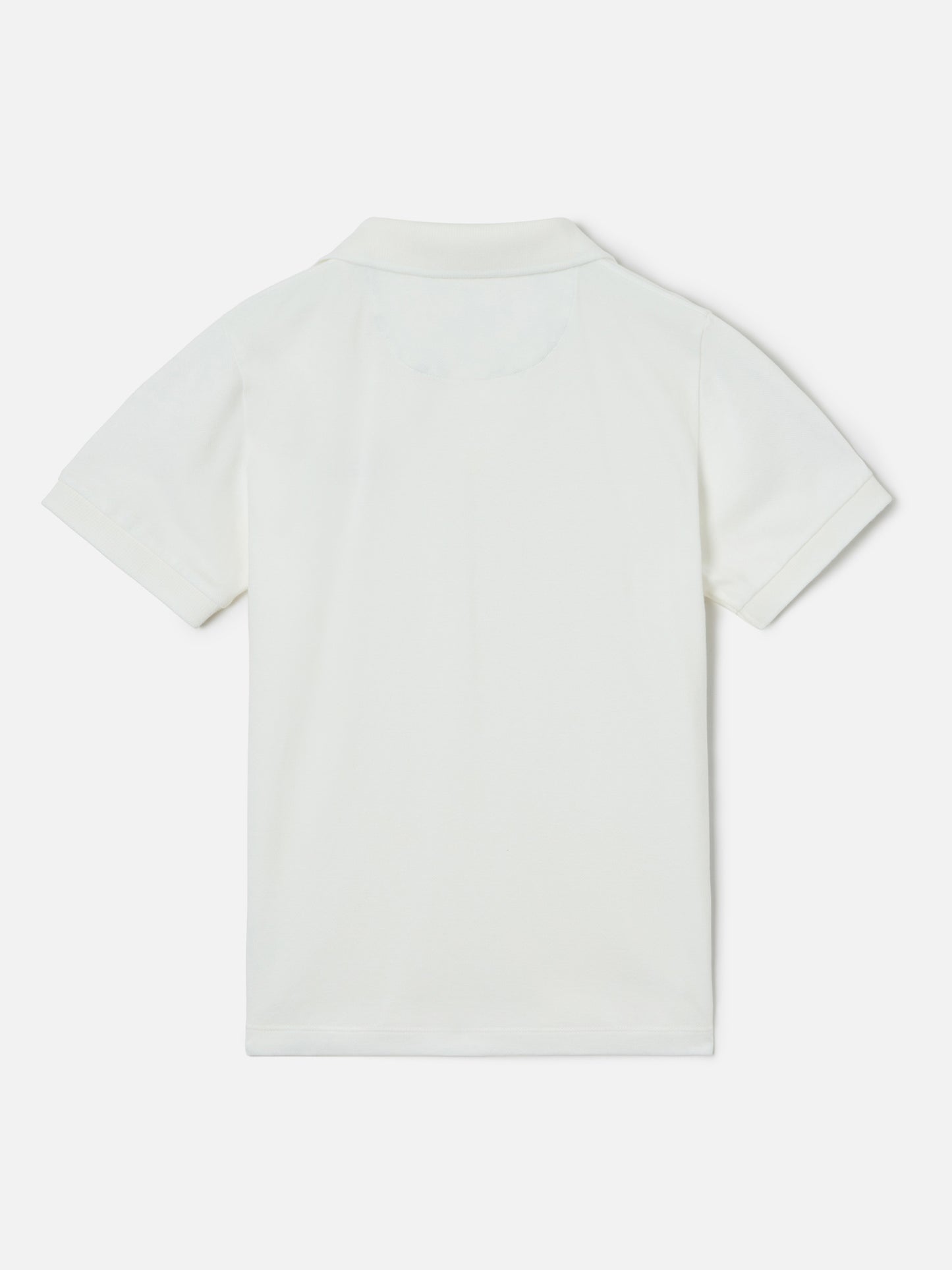 Polo Charles Jr in piquet bianco
