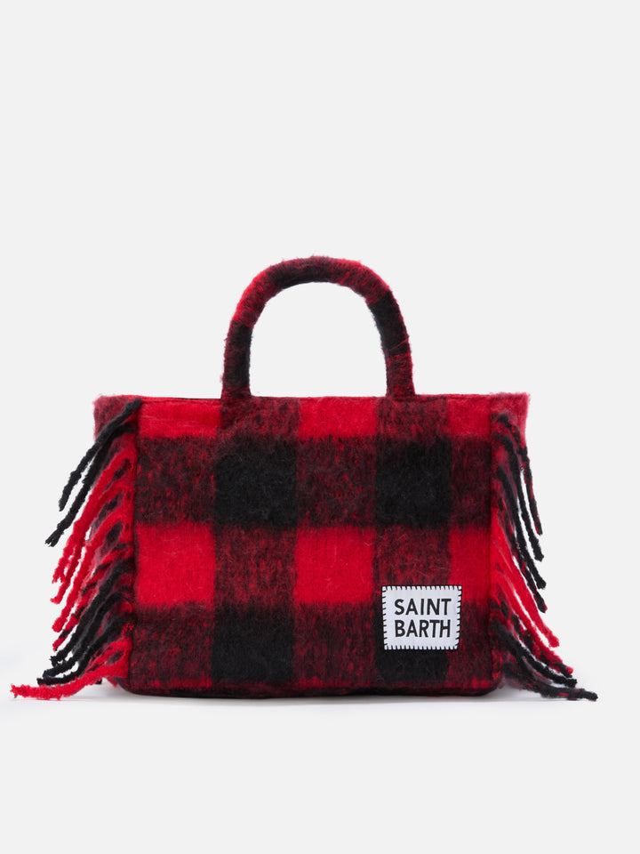 Borsa coperta Colette con stampa check