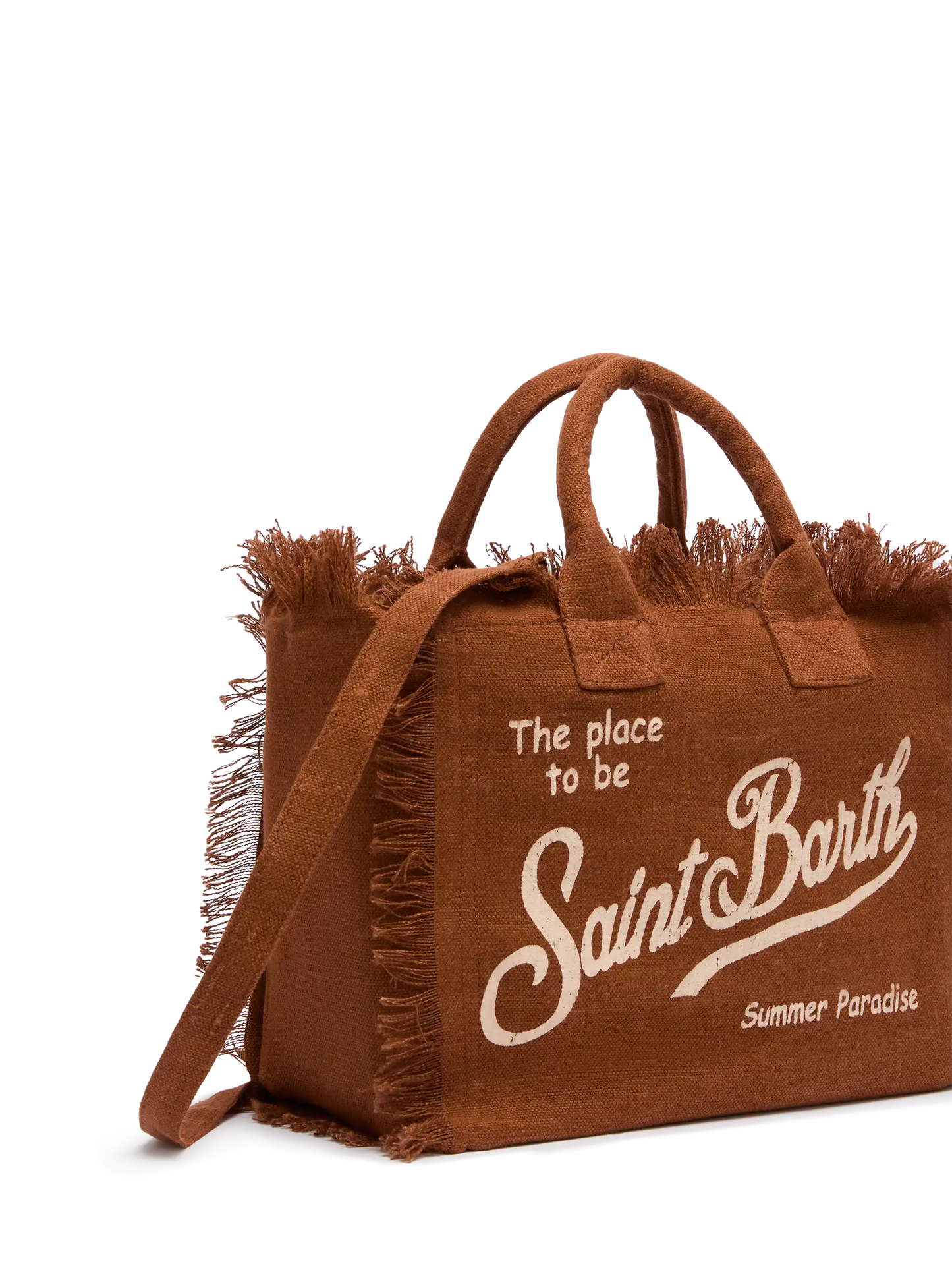 Colette linen brown handbag - MC2 Saint Barth