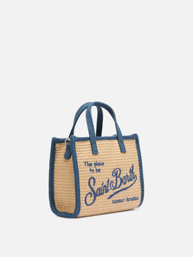 Beige Vivian Mini Straw handbag - MC2 Saint Barth