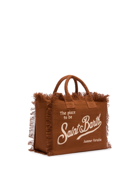 Colette linen brown handbag - MC2 Saint Barth