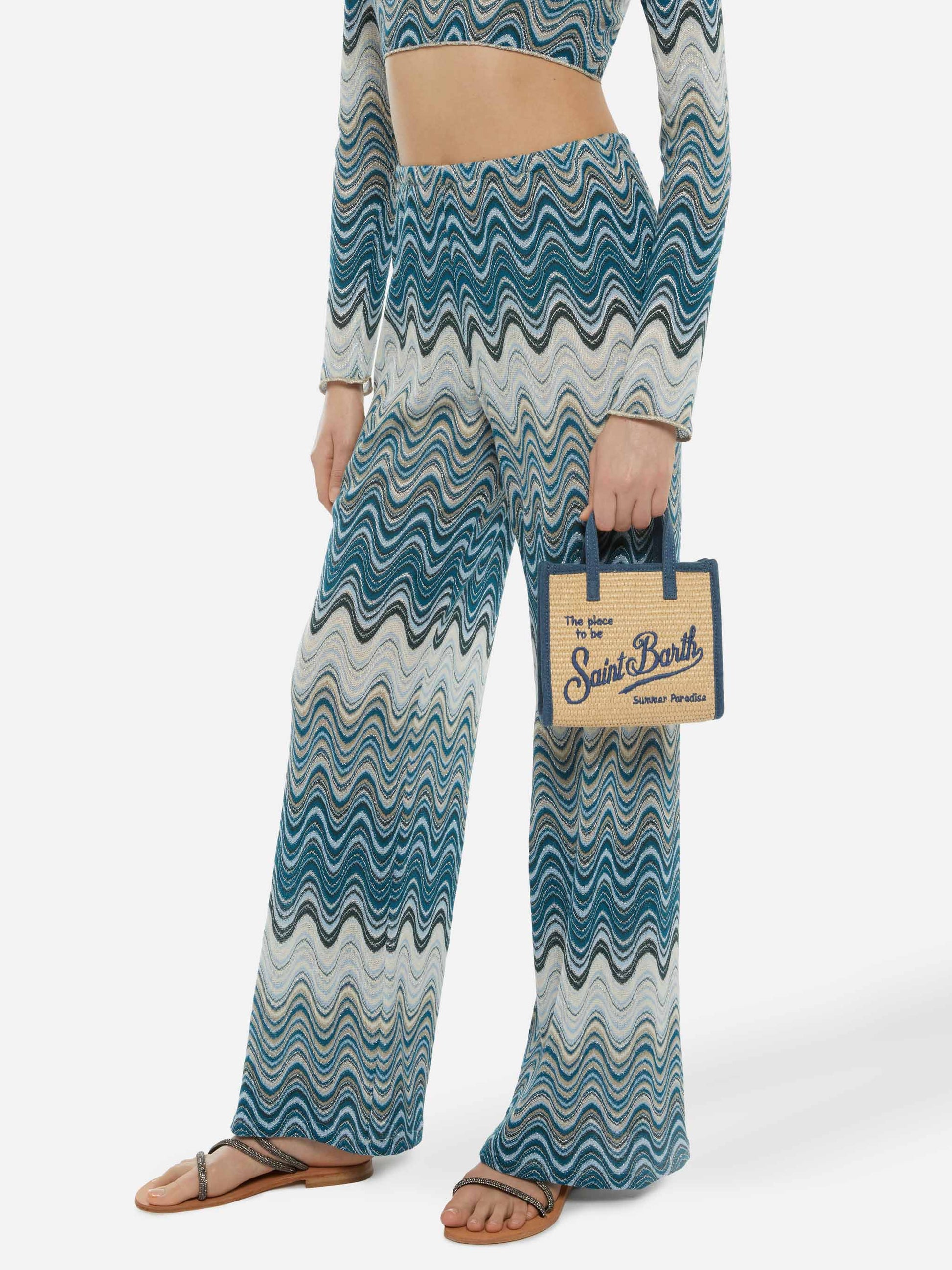 Beige Vivian Mini Straw handbag - MC2 Saint Barth