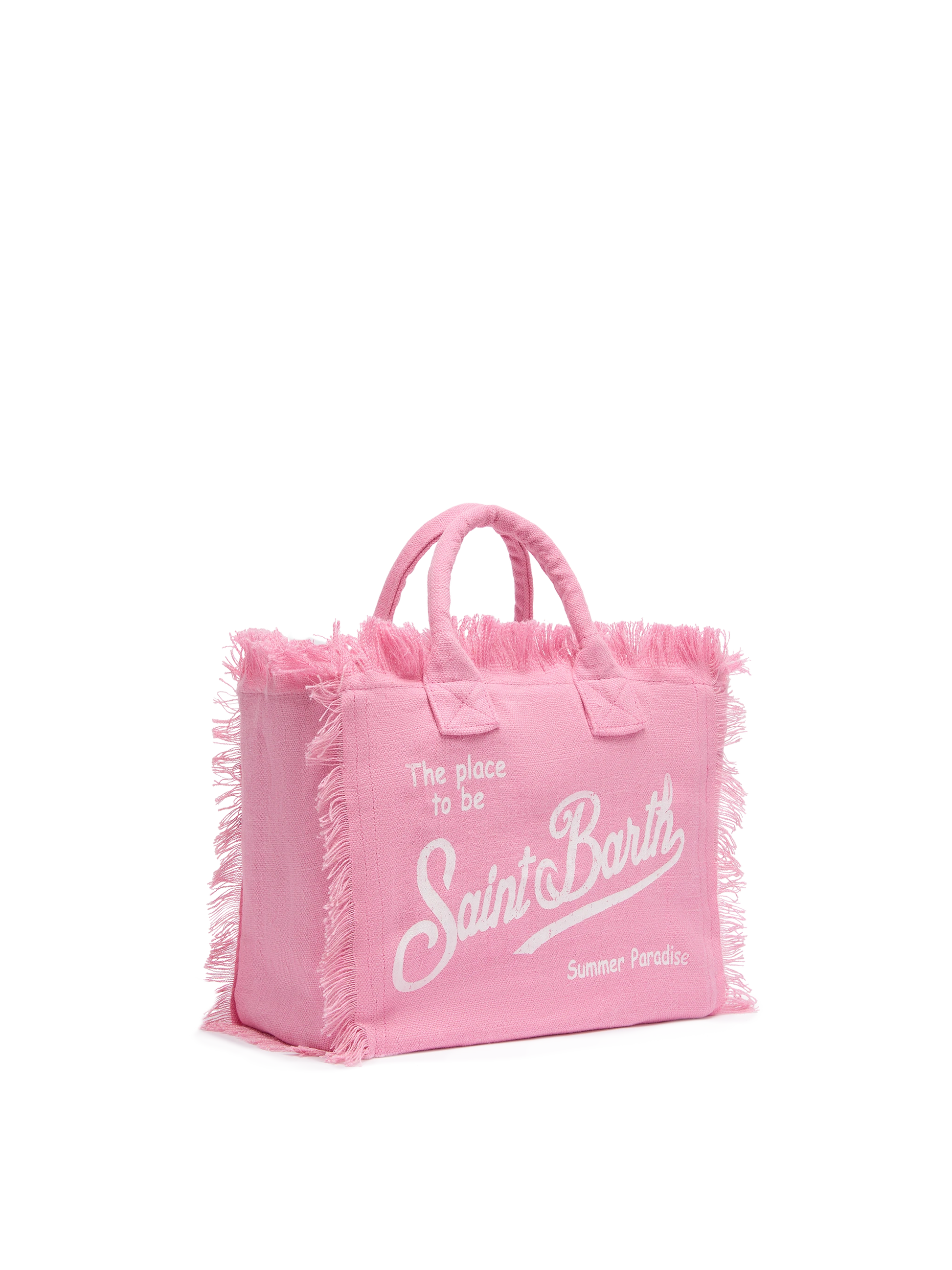 Colette linen pink handbag - MC2 Saint Barth