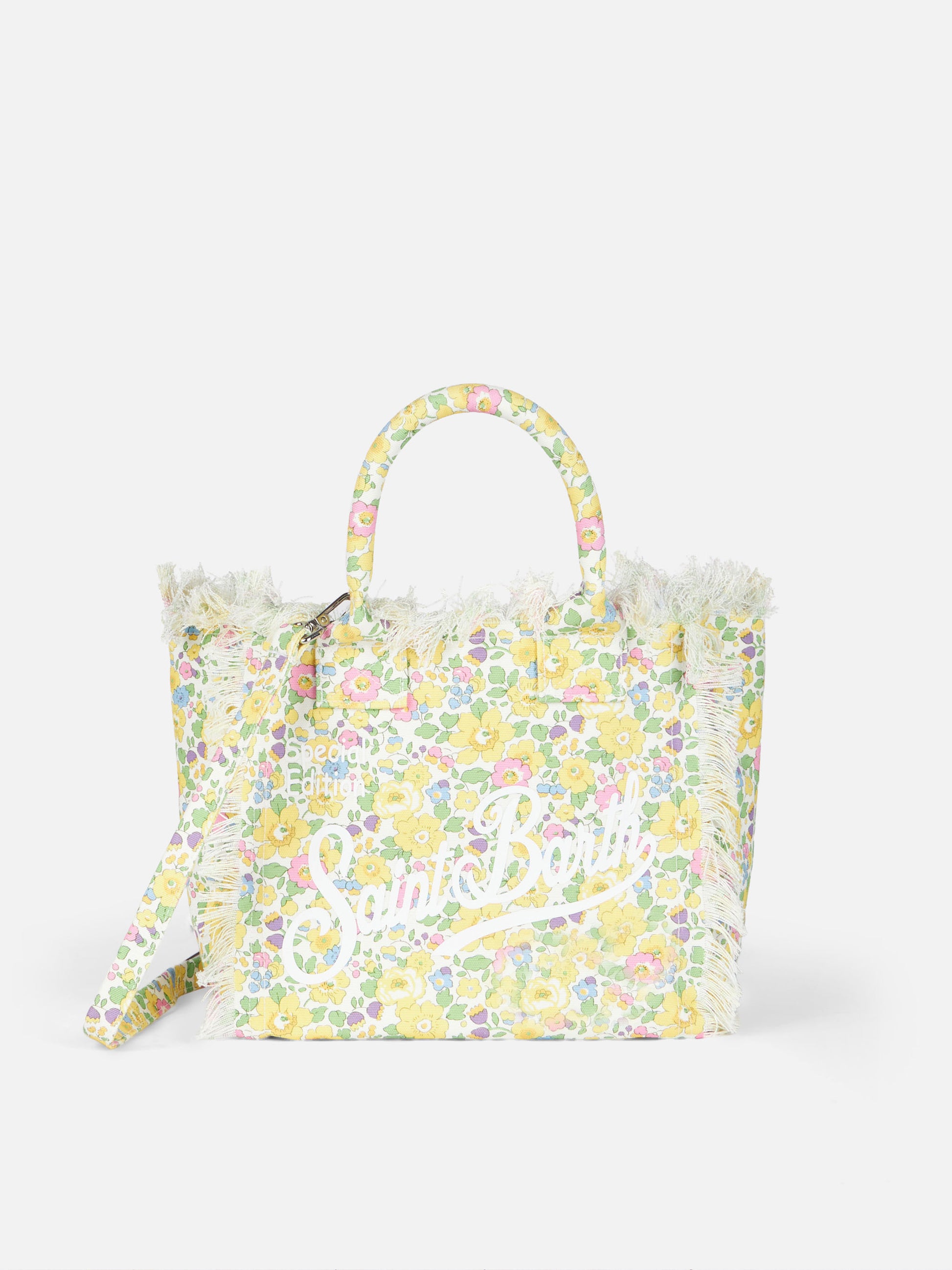 Betsy Cotton canvas Colette Liberty handbag |MADE WITH LIBERTY FABRIC - MC2 Saint Barth