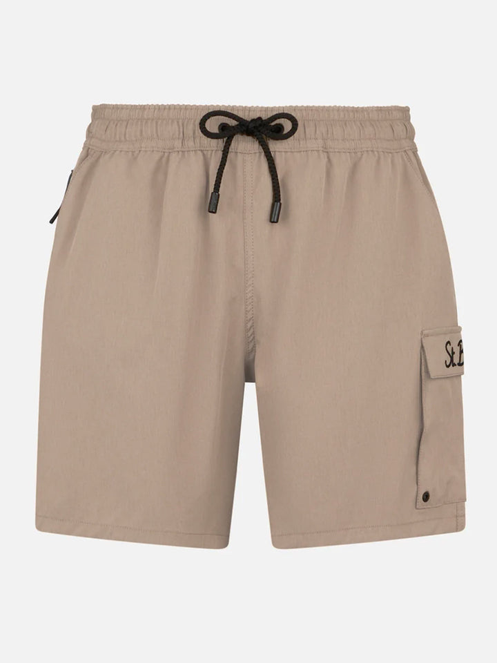 Costume classico elasticizzato Comfort Travel beige