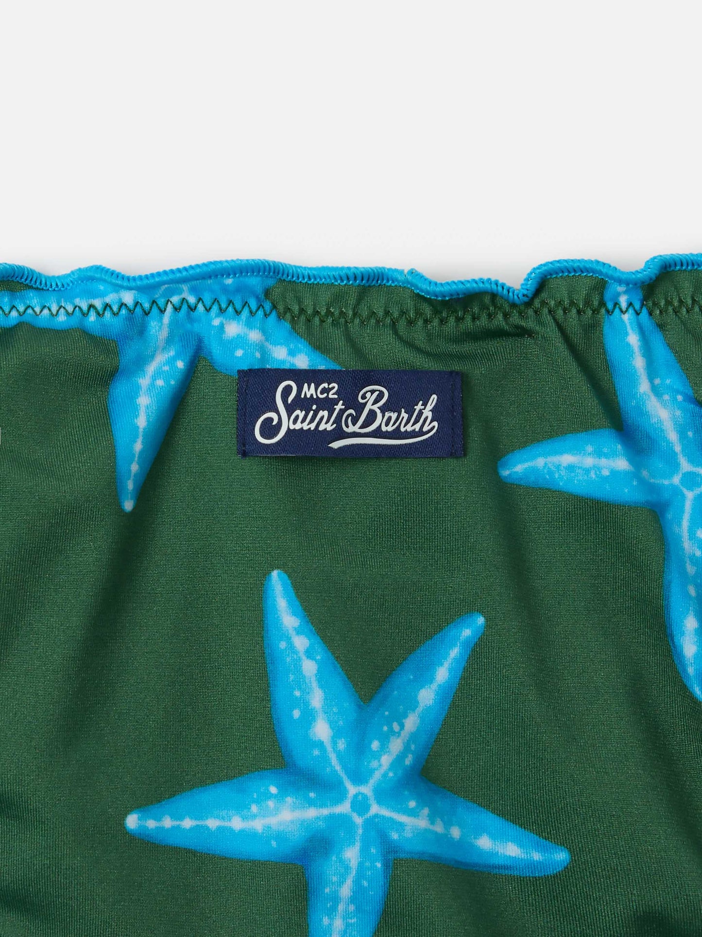 Cris classic triangle bikini with starfish print