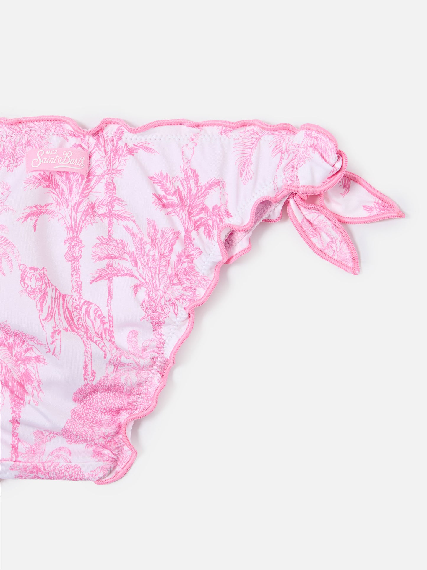 Bikini Cris in tessuto elasticizzato con stampa toile de jouy