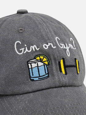 Davis cotton Ball Cap with gin or gym embroidery - MC2 Saint Barth