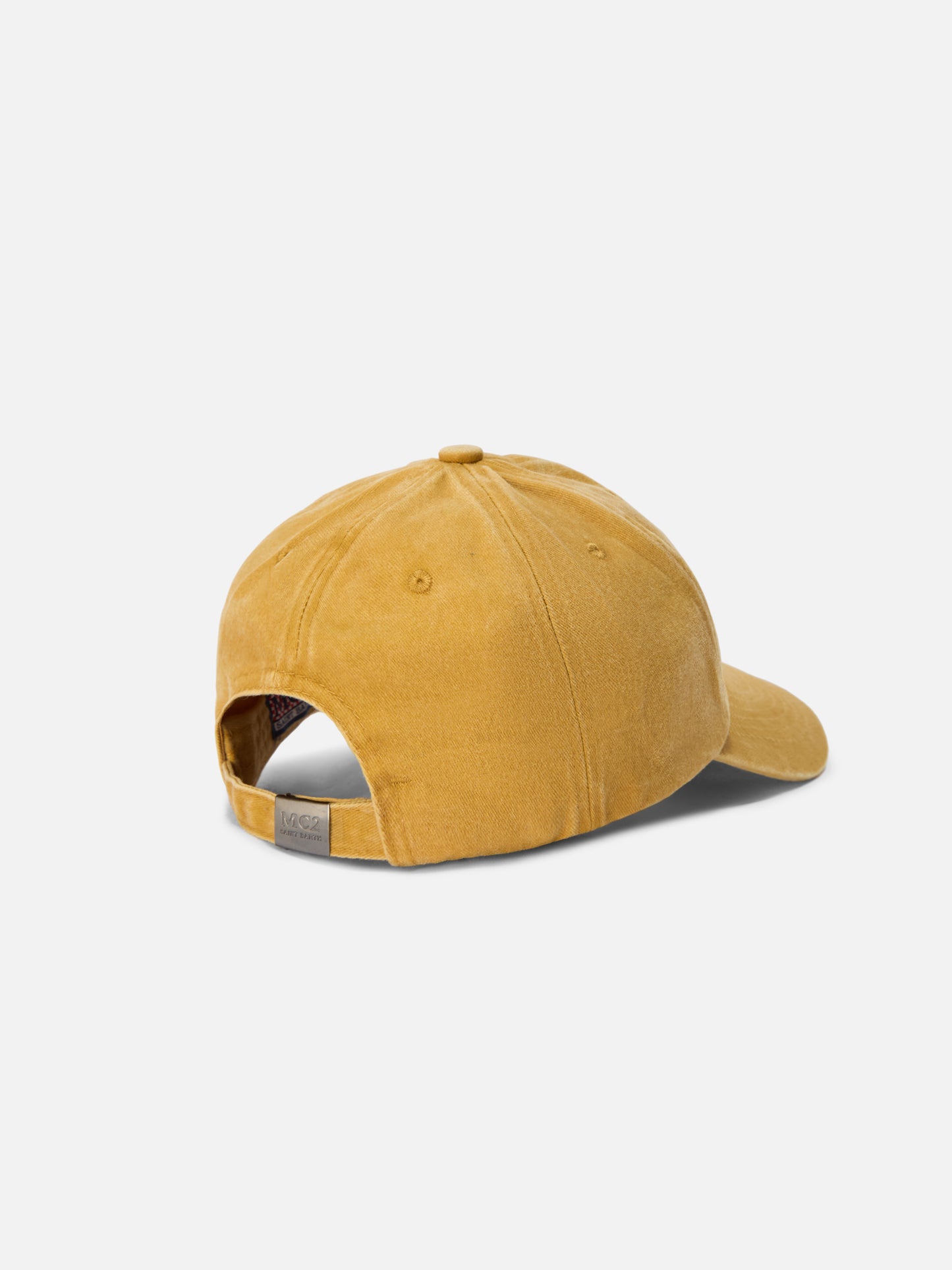 Cappellino Davis in giallo ocra con ricamo Saint Barth